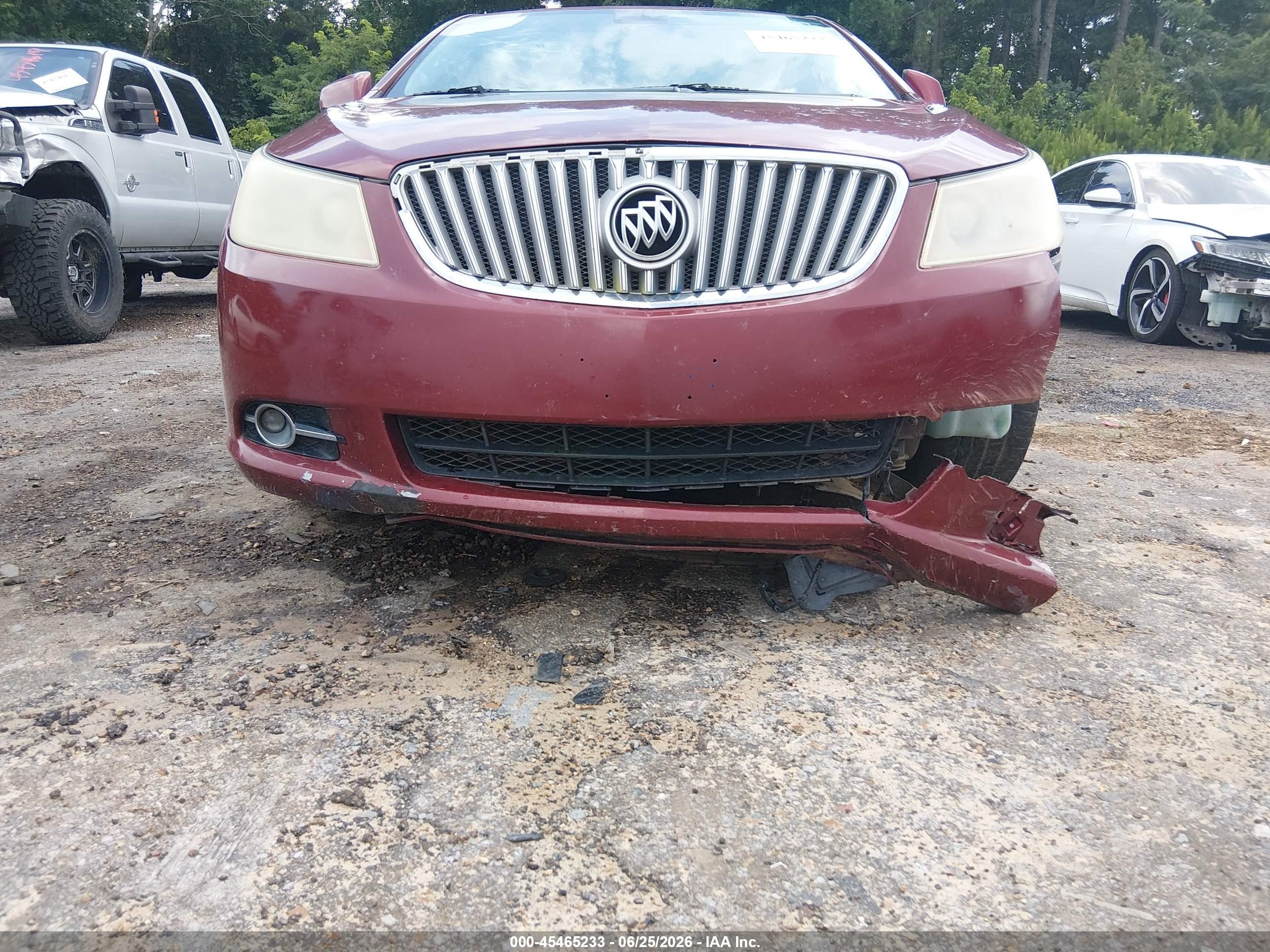 2010 Buick Lacrosse Cxl Red vin: 1G4GC5GG4AF131349