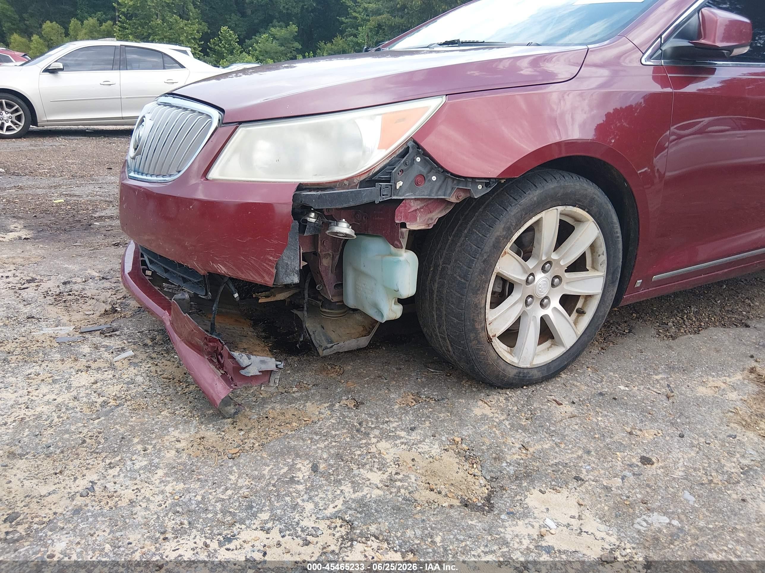 2010 Buick Lacrosse Cxl Red vin: 1G4GC5GG4AF131349