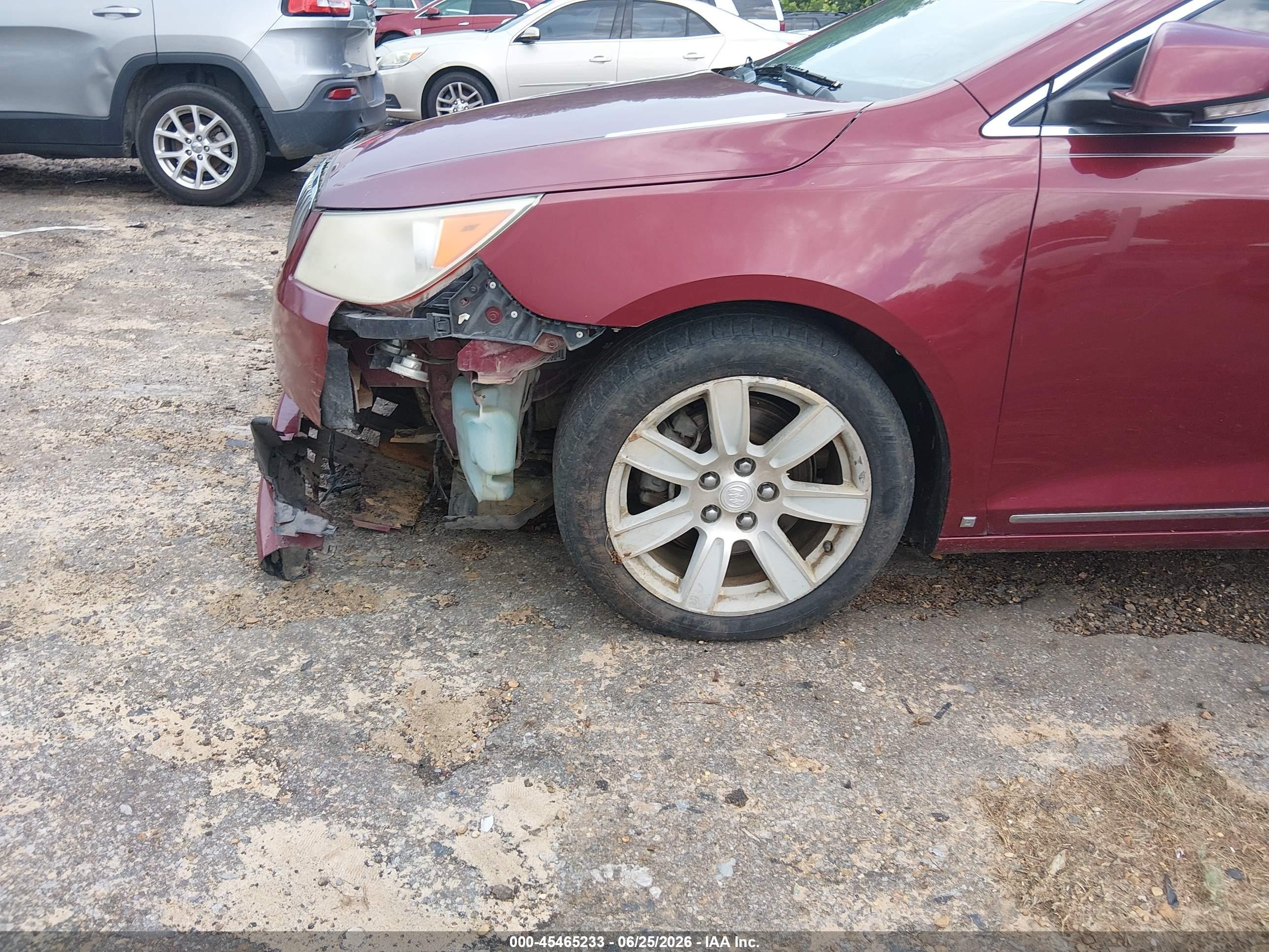 2010 Buick Lacrosse Cxl Red vin: 1G4GC5GG4AF131349