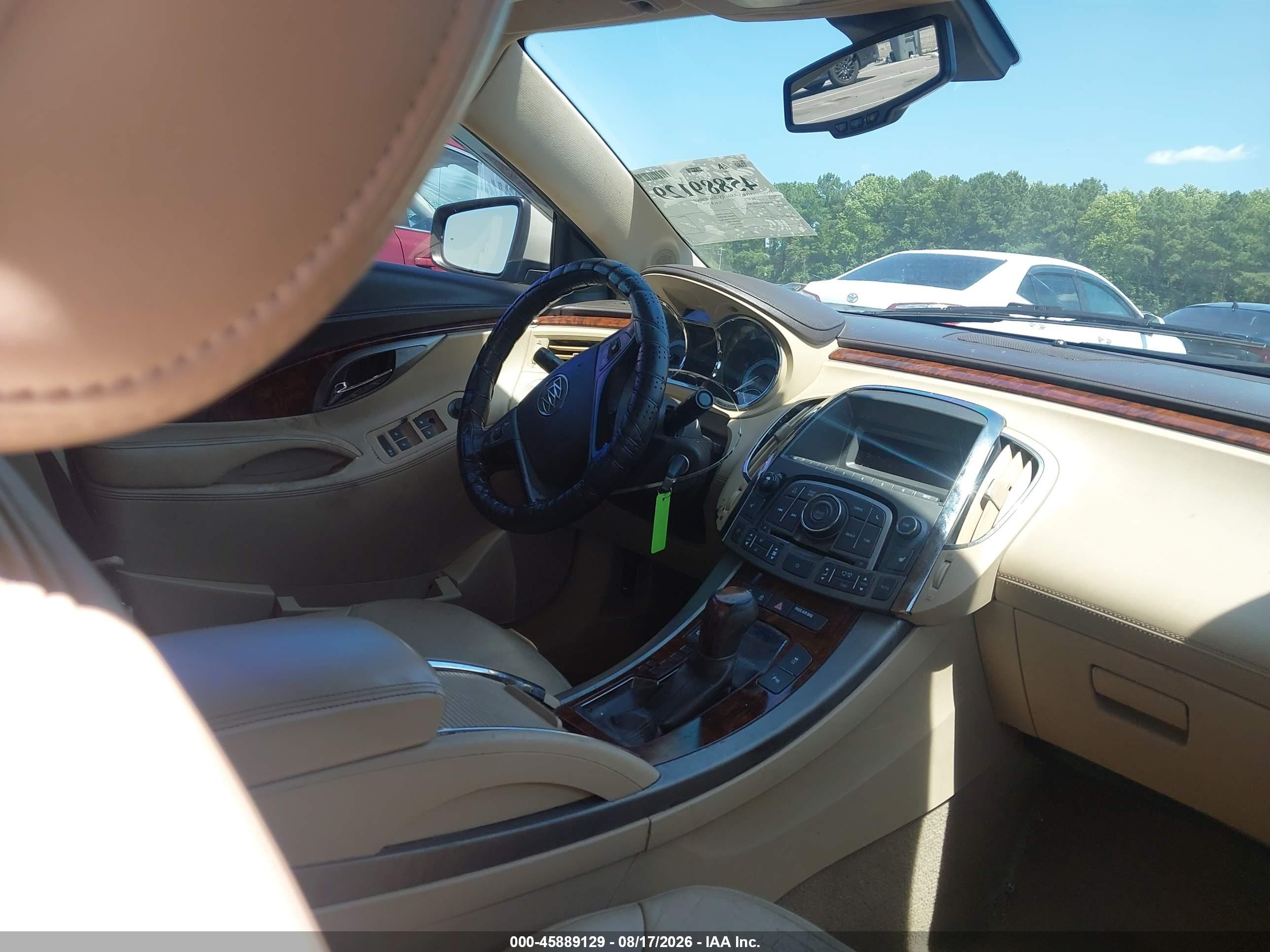 2010 Buick Lacrosse Cxl Champagne vin: 1G4GC5GG9AF289105