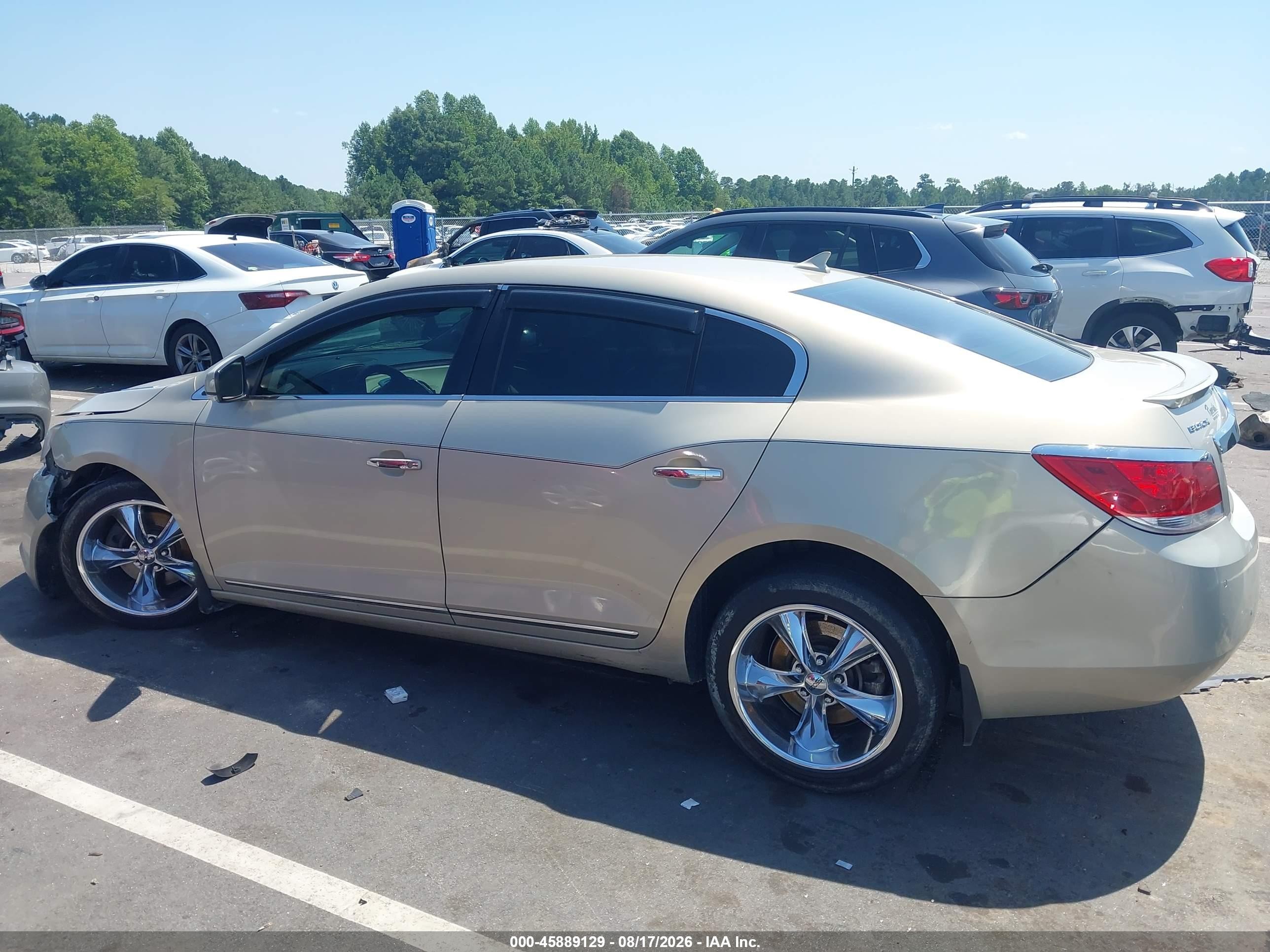 2010 Buick Lacrosse Cxl Champagne vin: 1G4GC5GG9AF289105