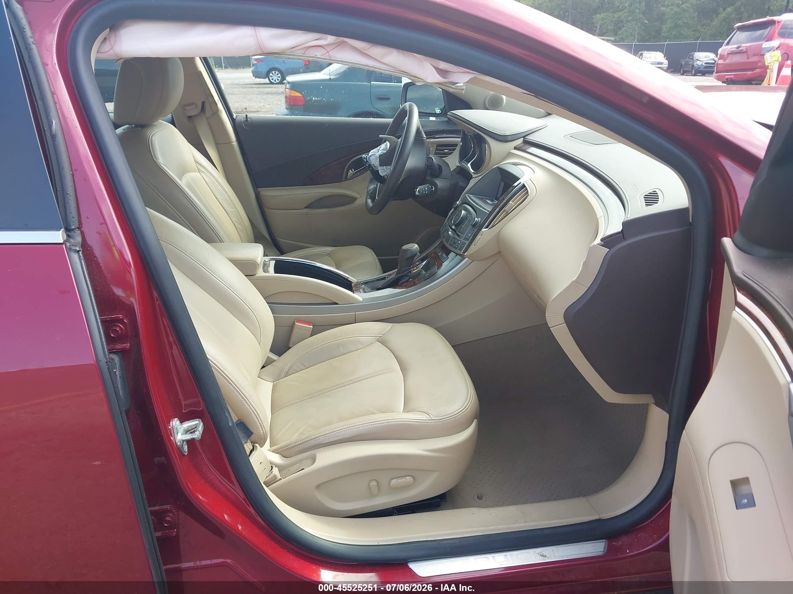 2010 Buick Lacrosse Cxl Red vin: 1G4GC5GG9AF325732