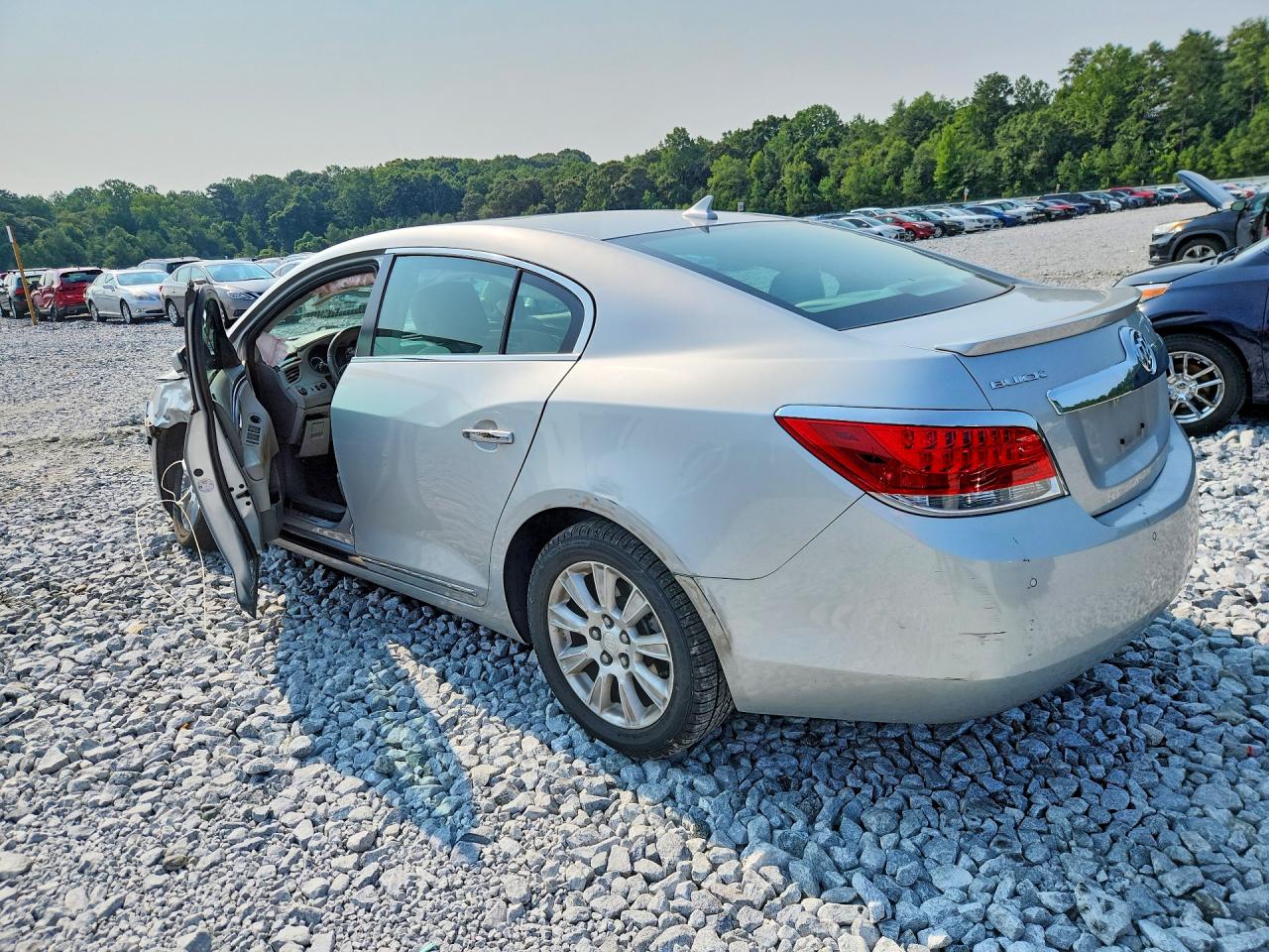 2013 Buick Lacrosse Silver vin: 1G4GC5GR4DF243476