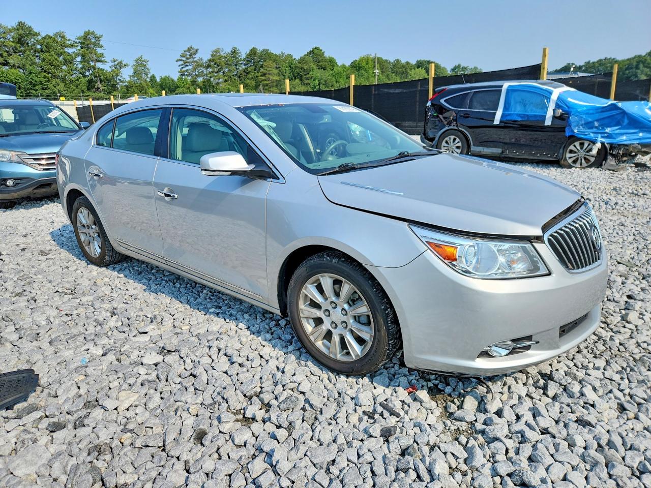 2013 Buick Lacrosse Silver vin: 1G4GC5GR4DF243476