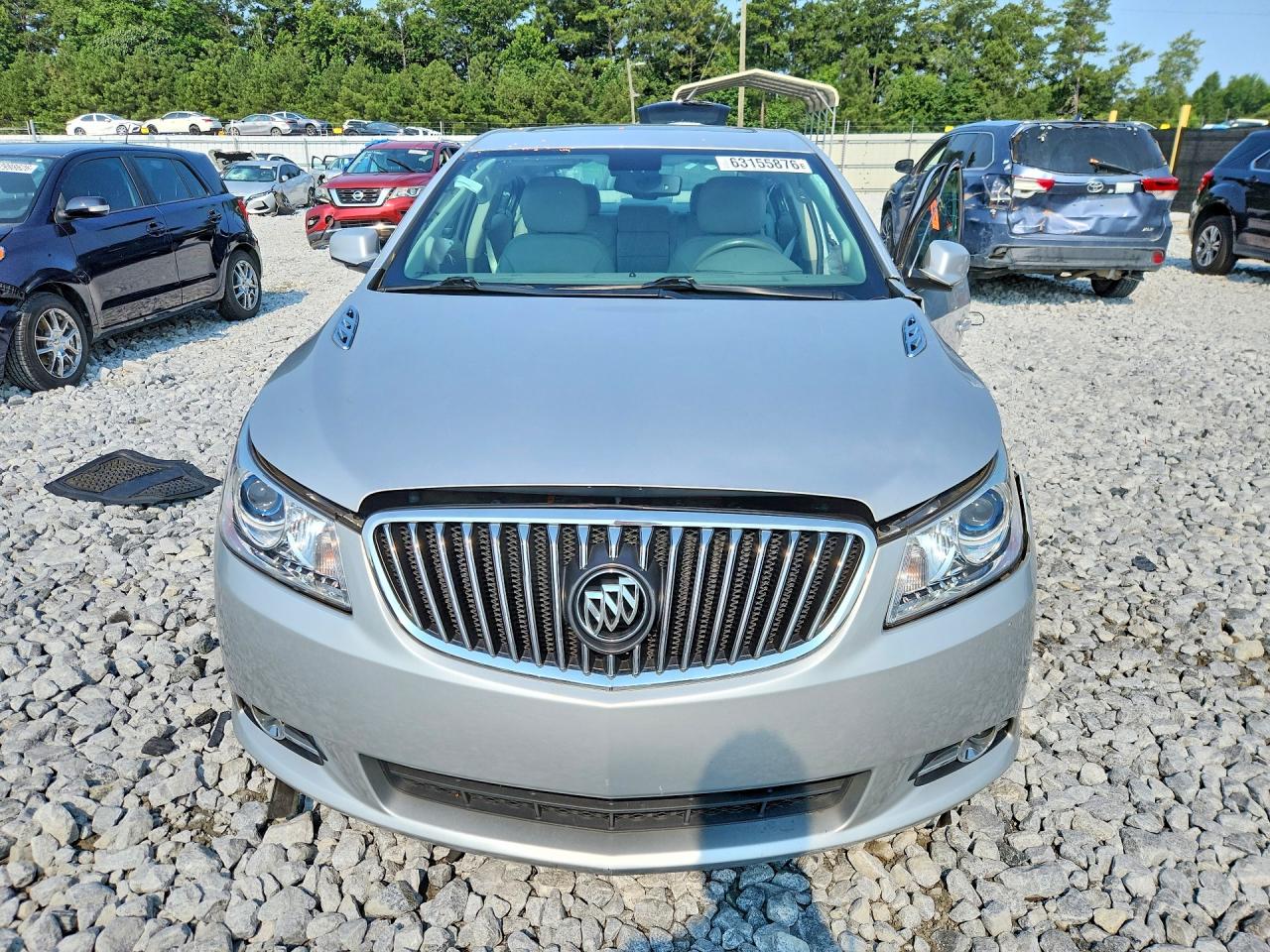 2013 Buick Lacrosse Silver vin: 1G4GC5GR4DF243476