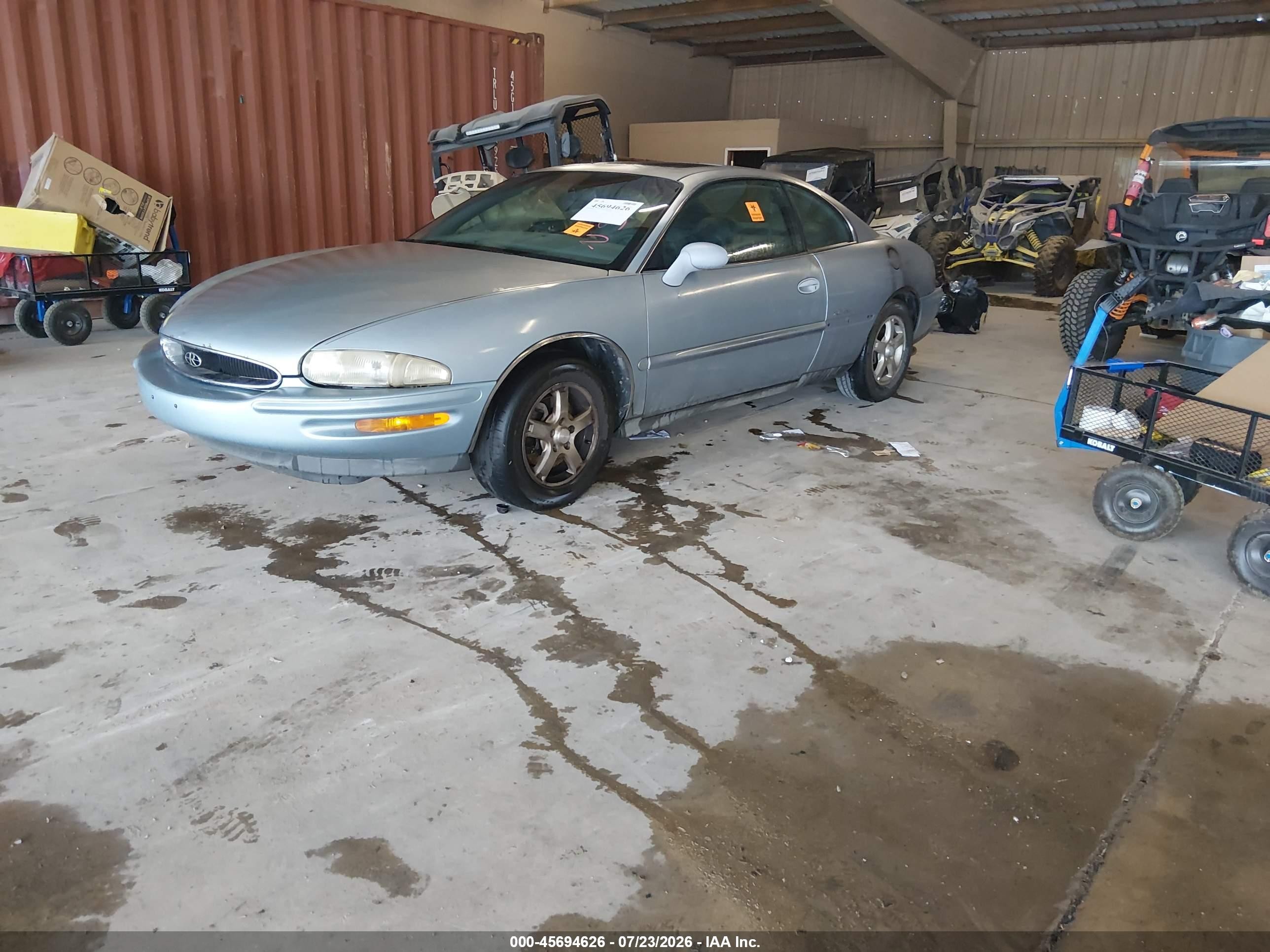 1997 Buick Riviera   Серый vin: 1G4GD2214V4708820