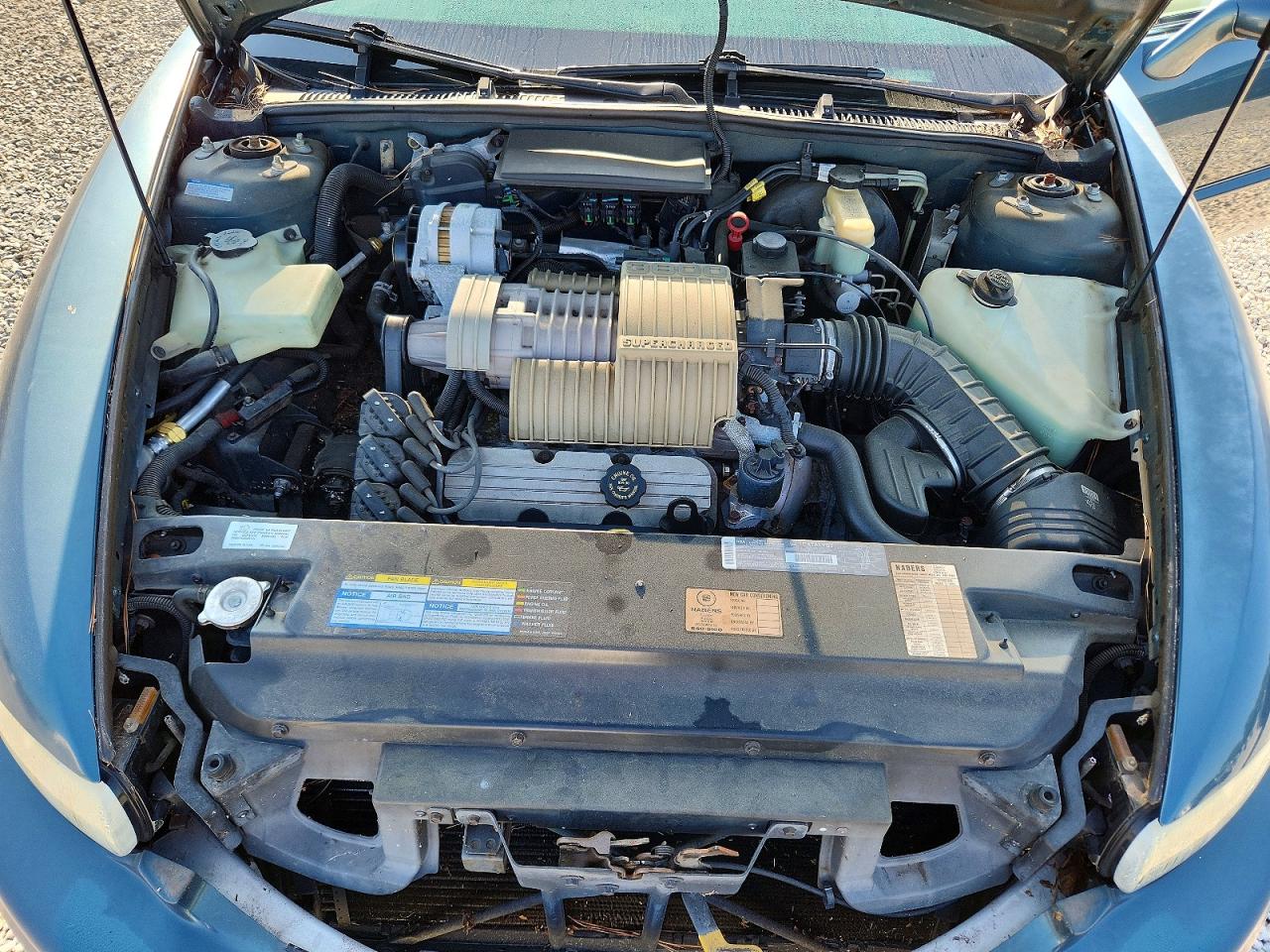 1995 Buick Riviera Blue vin: 1G4GD2216S4740048