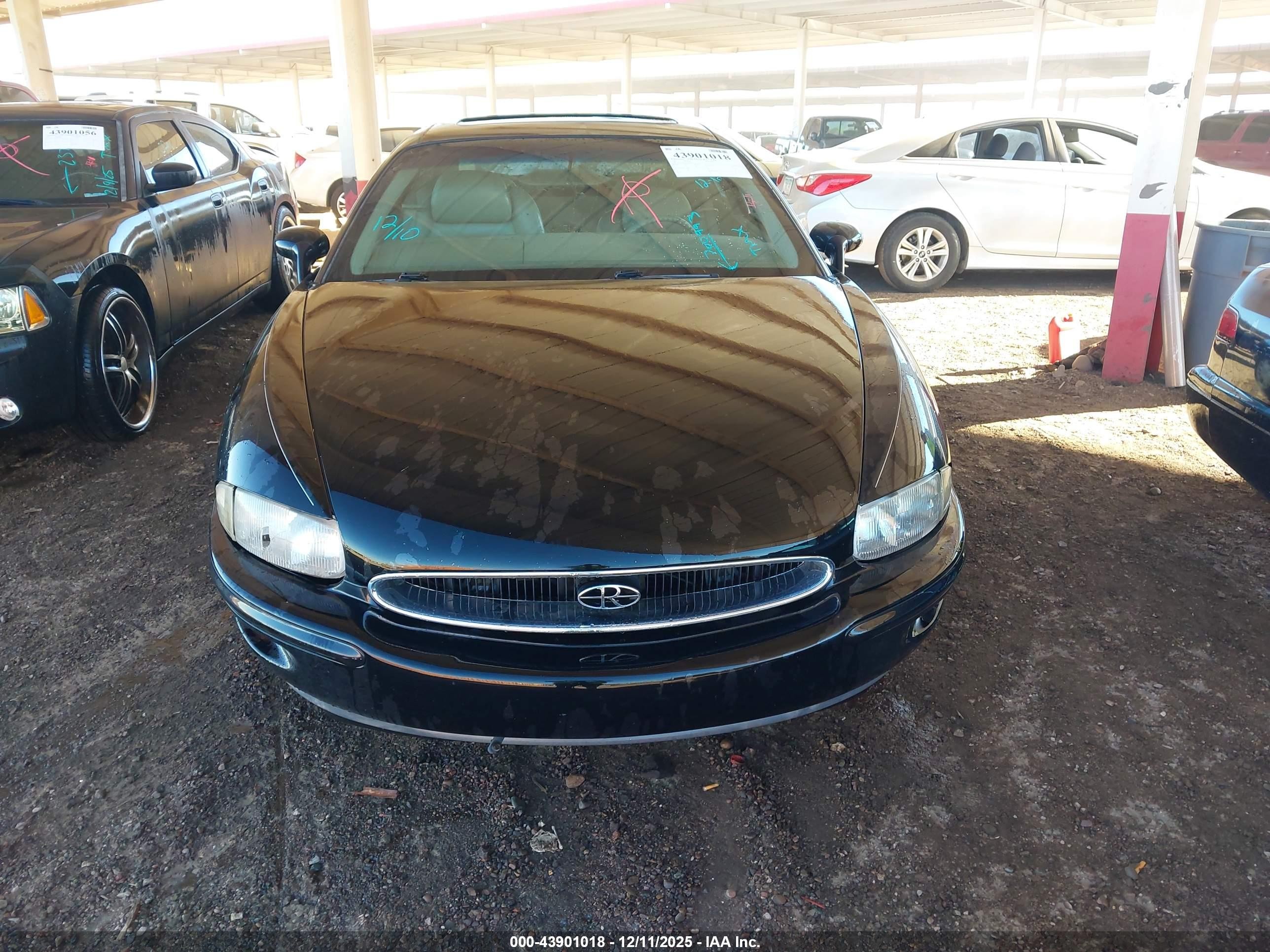 1997 Buick Riviera   Black vin: 1G4GD2216V4700993