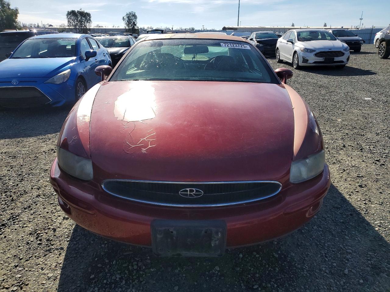 1997 Buick Riviera Red vin: 1G4GD2218V4715494