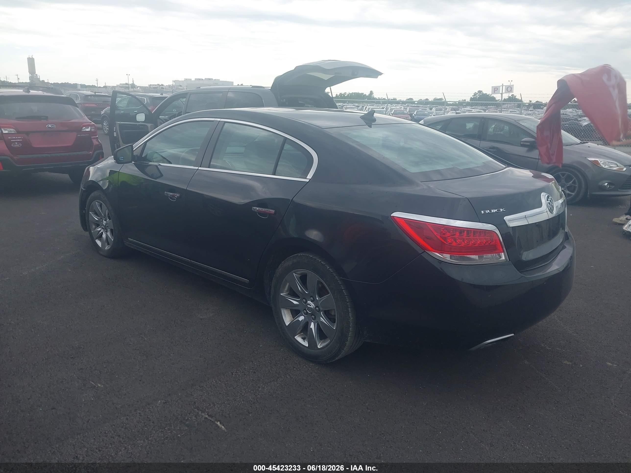 2012 Buick Lacrosse Premium 1 Group Black vin: 1G4GD5E30CF367982