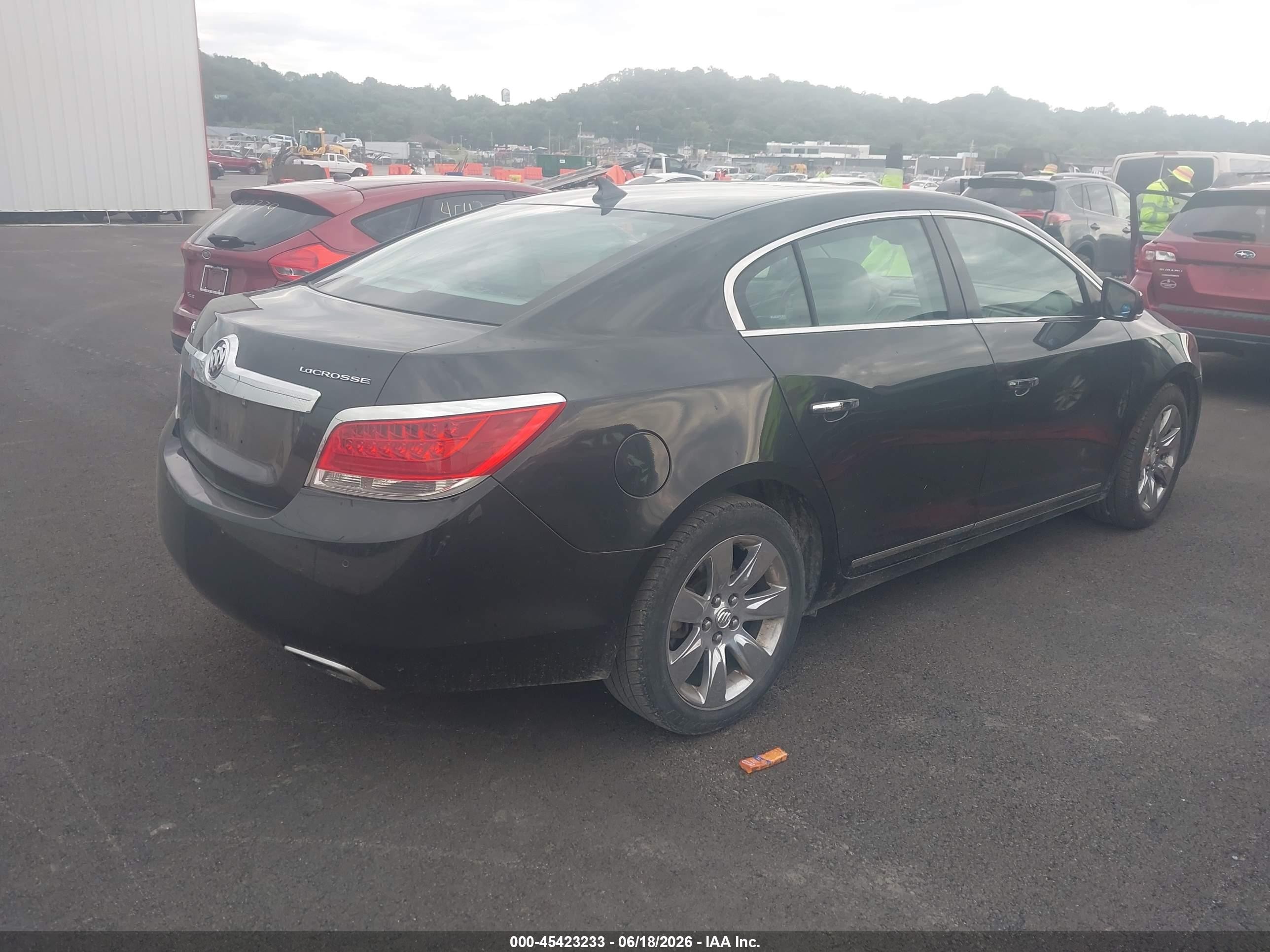 2012 Buick Lacrosse Premium 1 Group Black vin: 1G4GD5E30CF367982