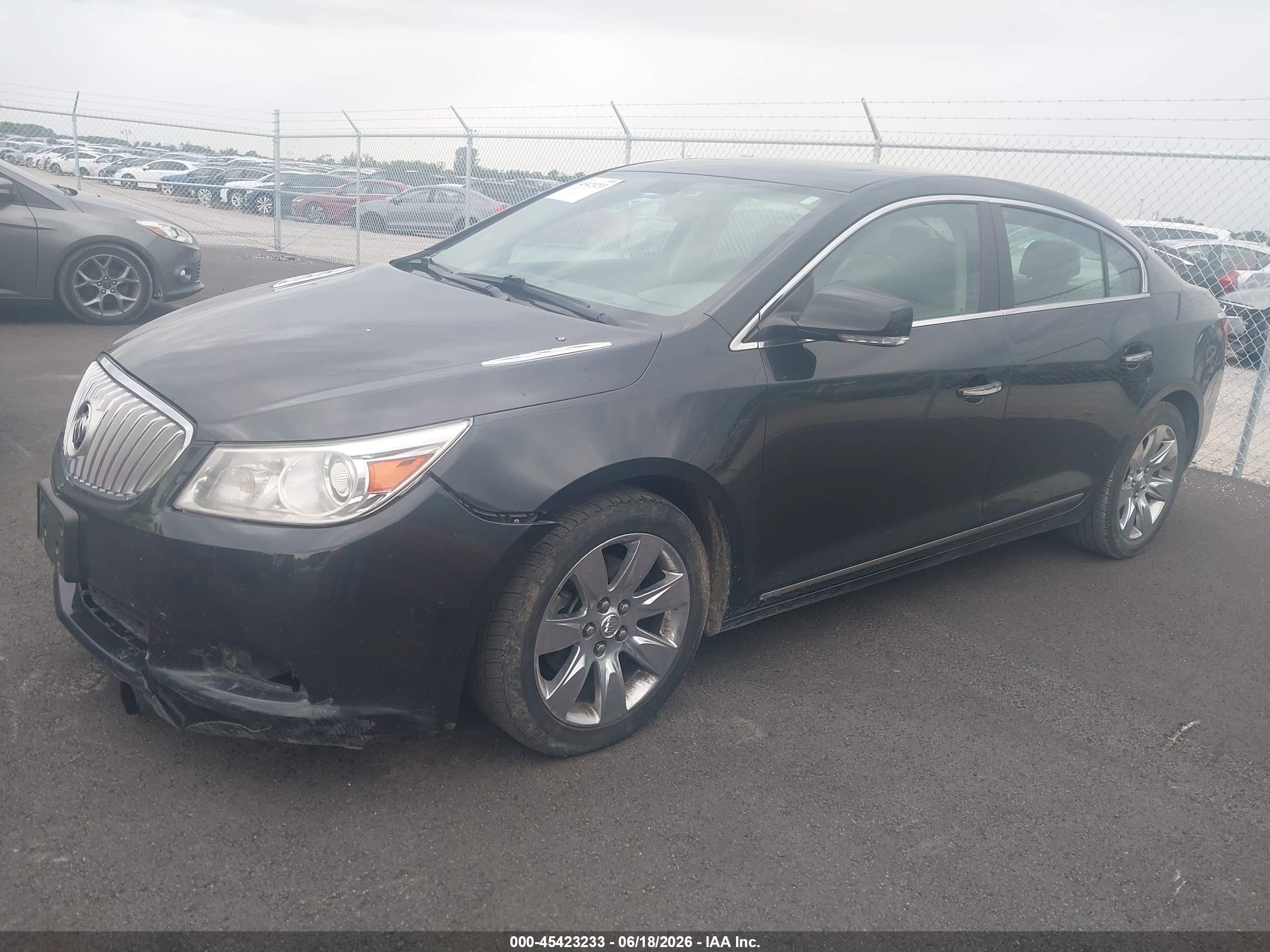 2012 Buick Lacrosse Premium 1 Group Black vin: 1G4GD5E30CF367982