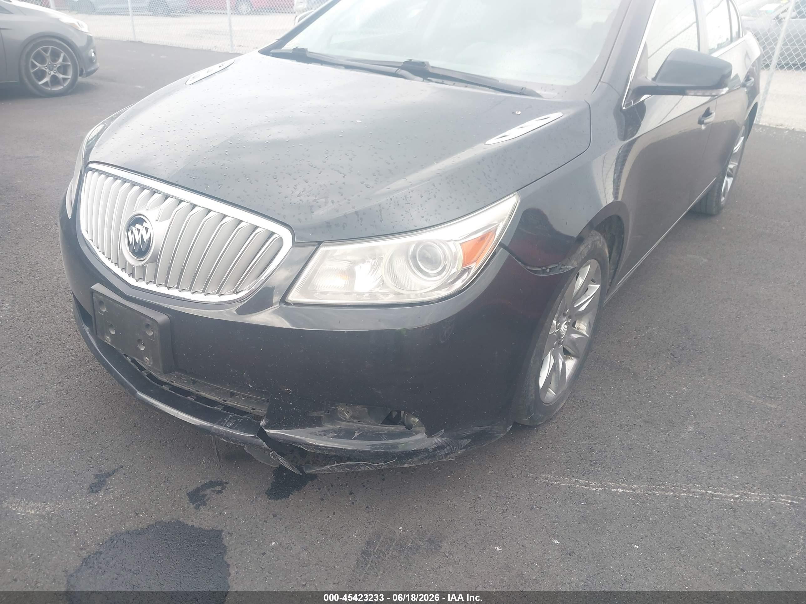2012 Buick Lacrosse Premium 1 Group Black vin: 1G4GD5E30CF367982