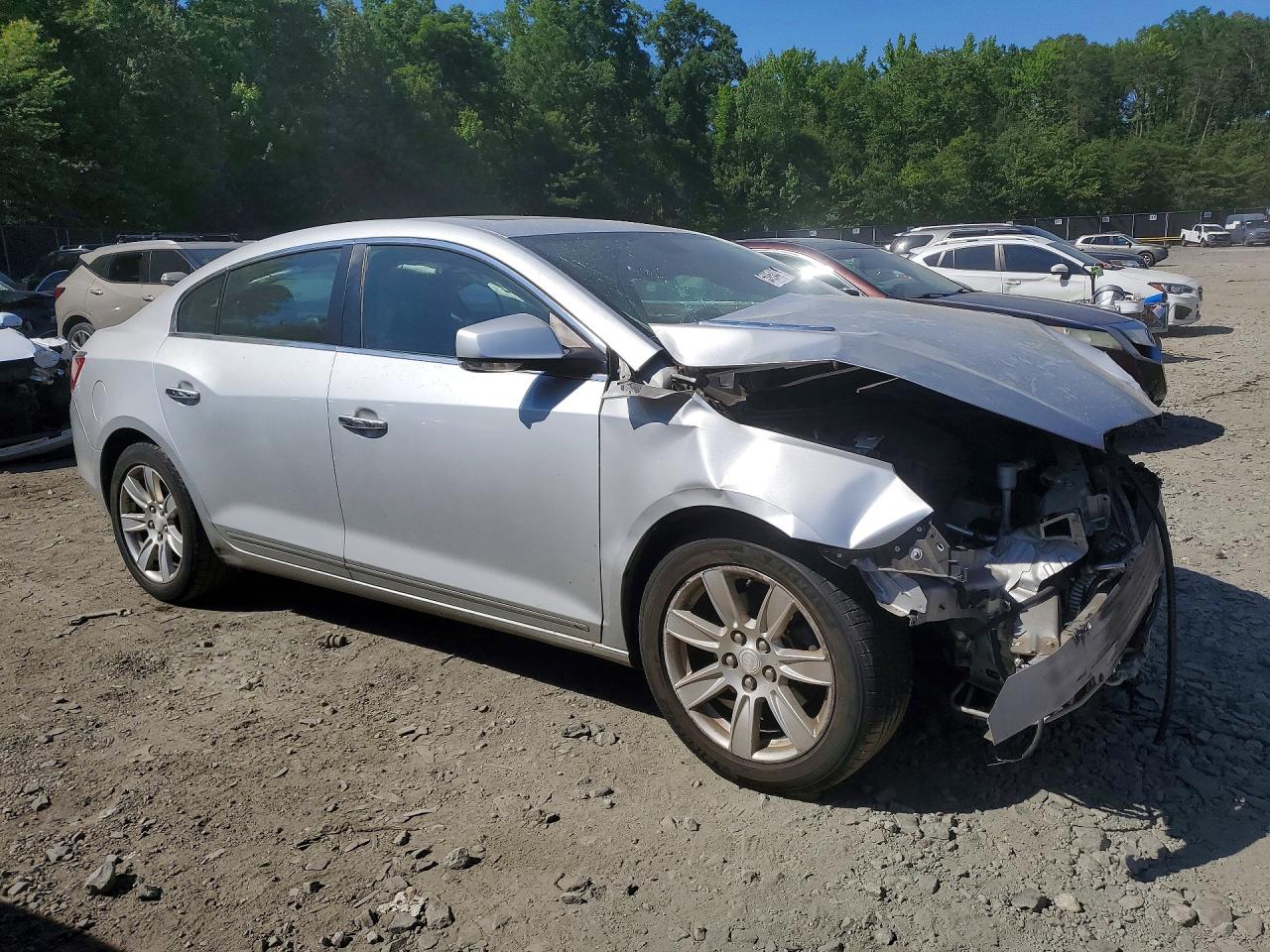 2012 Buick Lacrosse Premium Silver vin: 1G4GD5E31CF124178