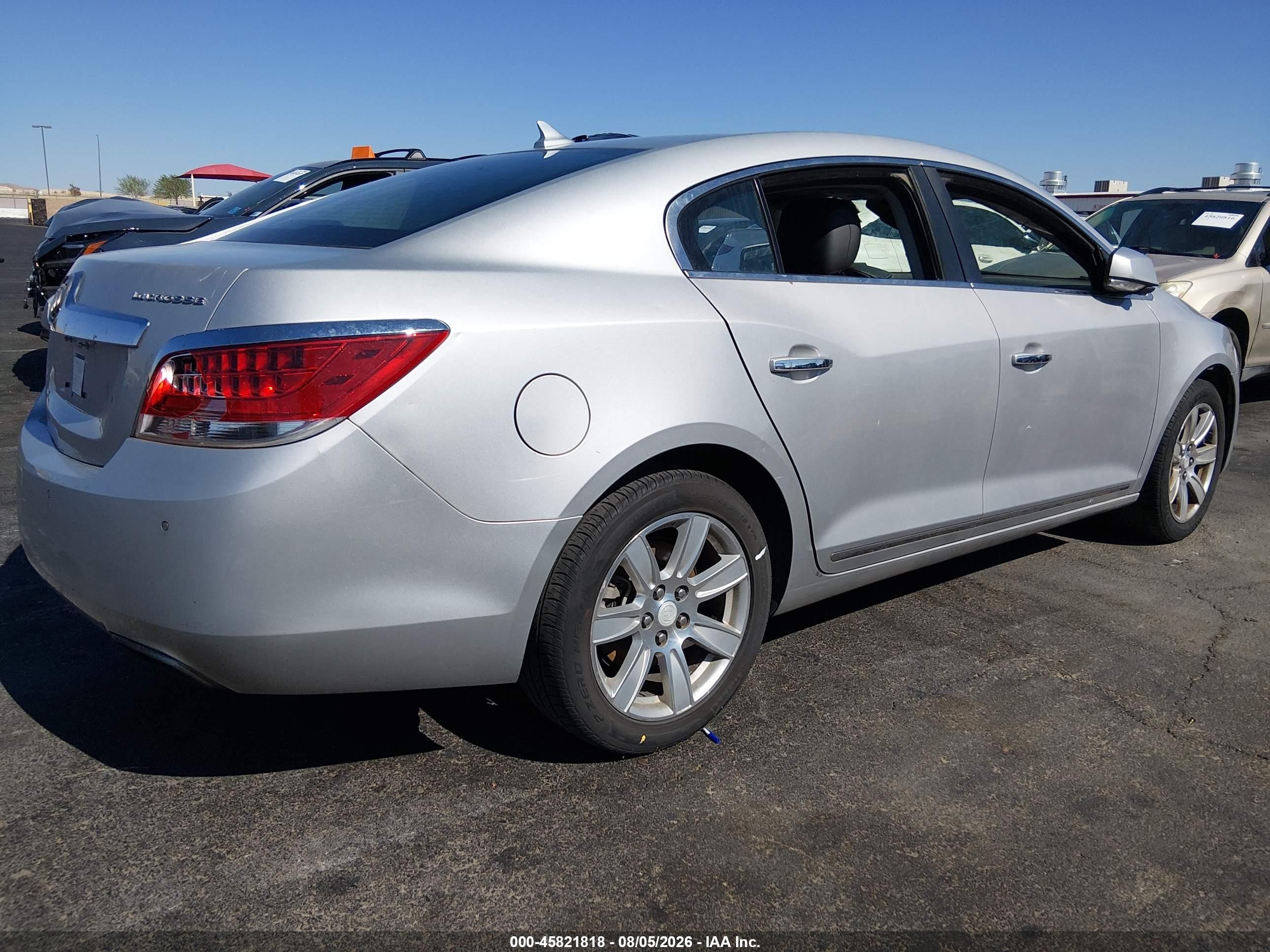 2012 Buick Lacrosse Premium 1 Group Silver vin: 1G4GD5E31CF133138