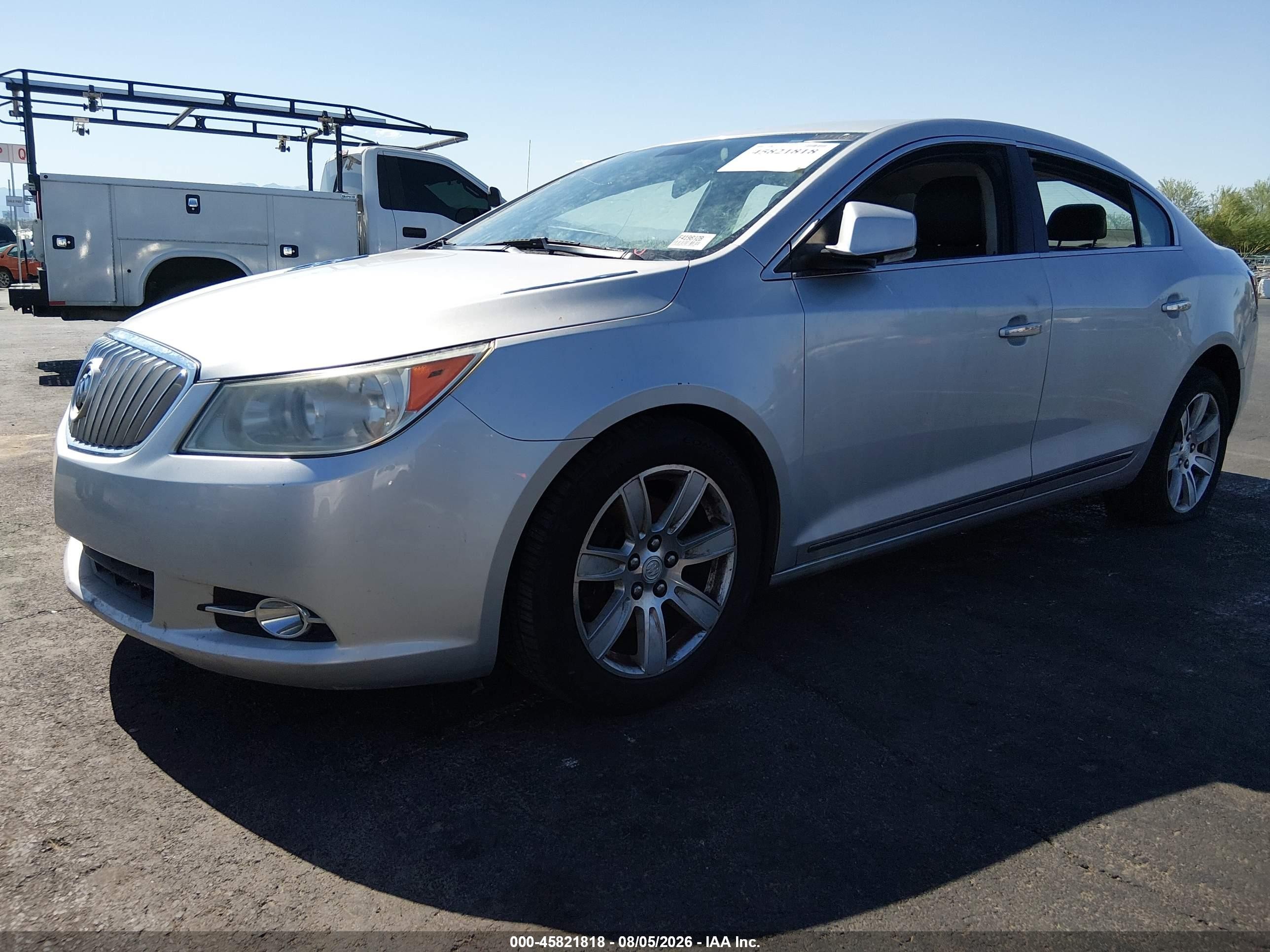 2012 Buick Lacrosse Premium 1 Group Silver vin: 1G4GD5E31CF133138