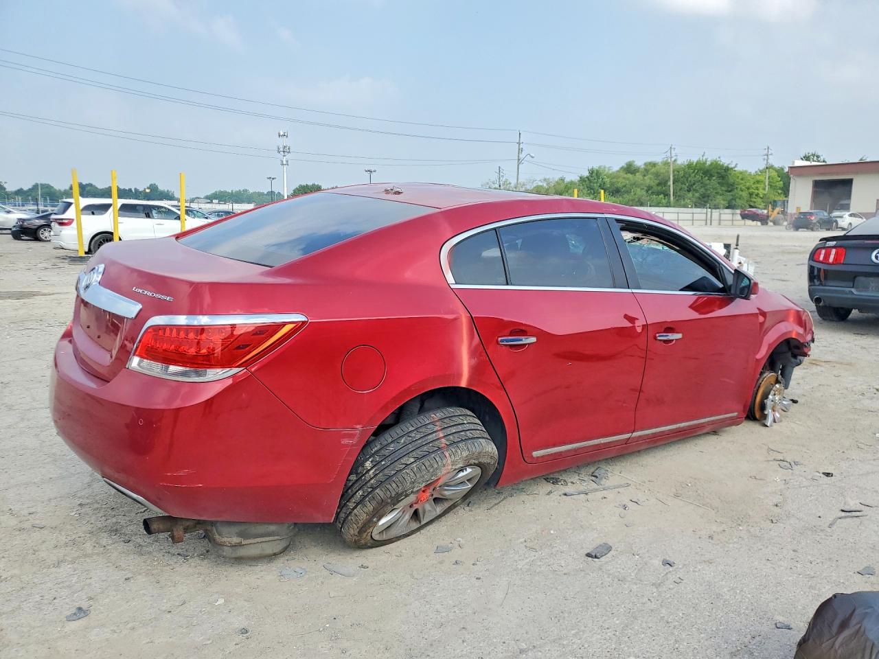 2012 Buick Lacrosse Premium Red vin: 1G4GD5E31CF294119