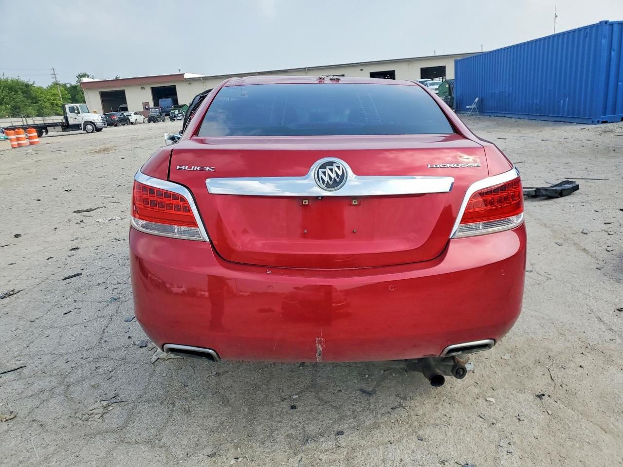 2012 Buick Lacrosse Premium Red vin: 1G4GD5E31CF294119