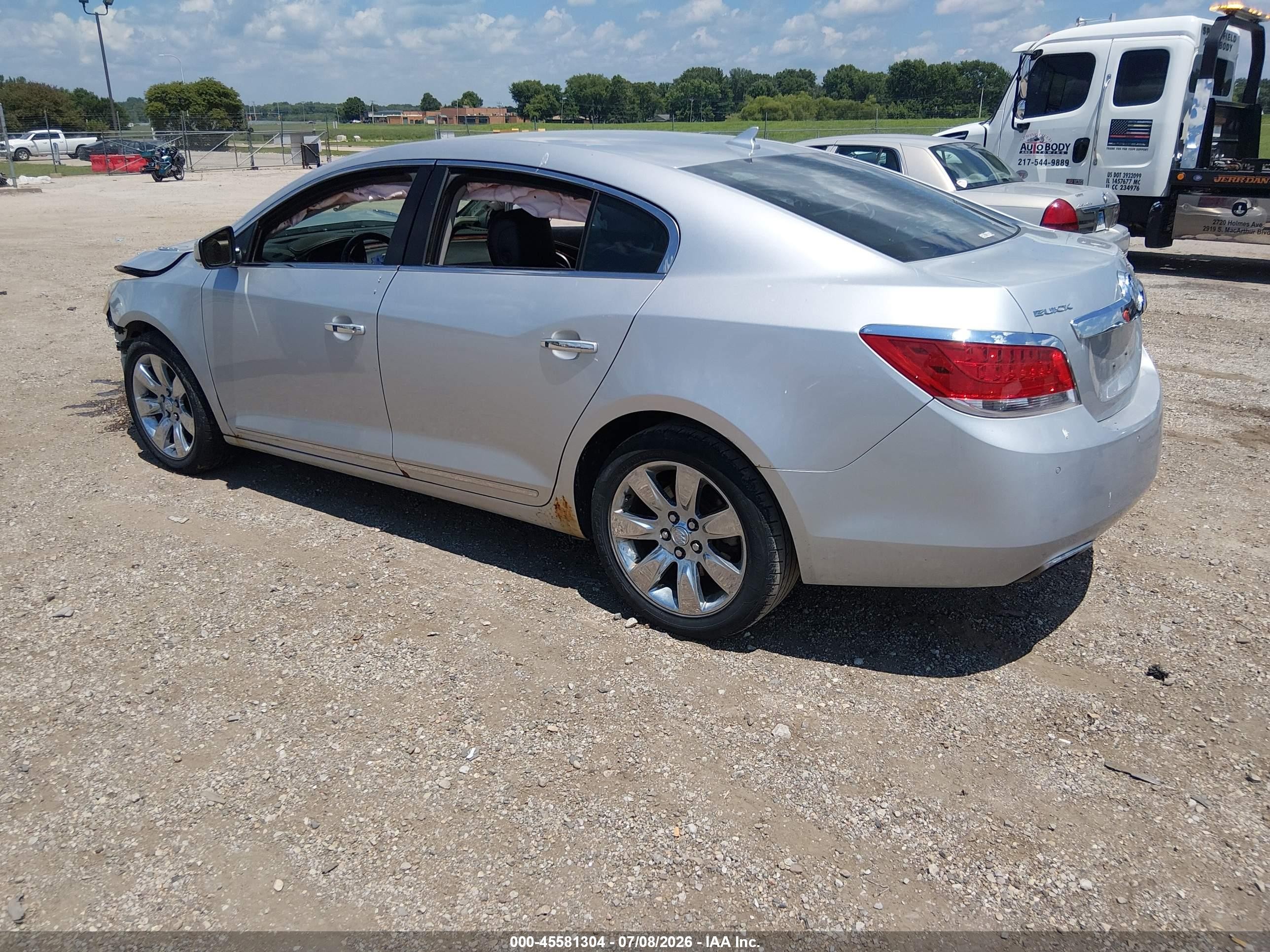 2012 Buick Lacrosse Premium 1 Group Silver vin: 1G4GD5E31CF370616