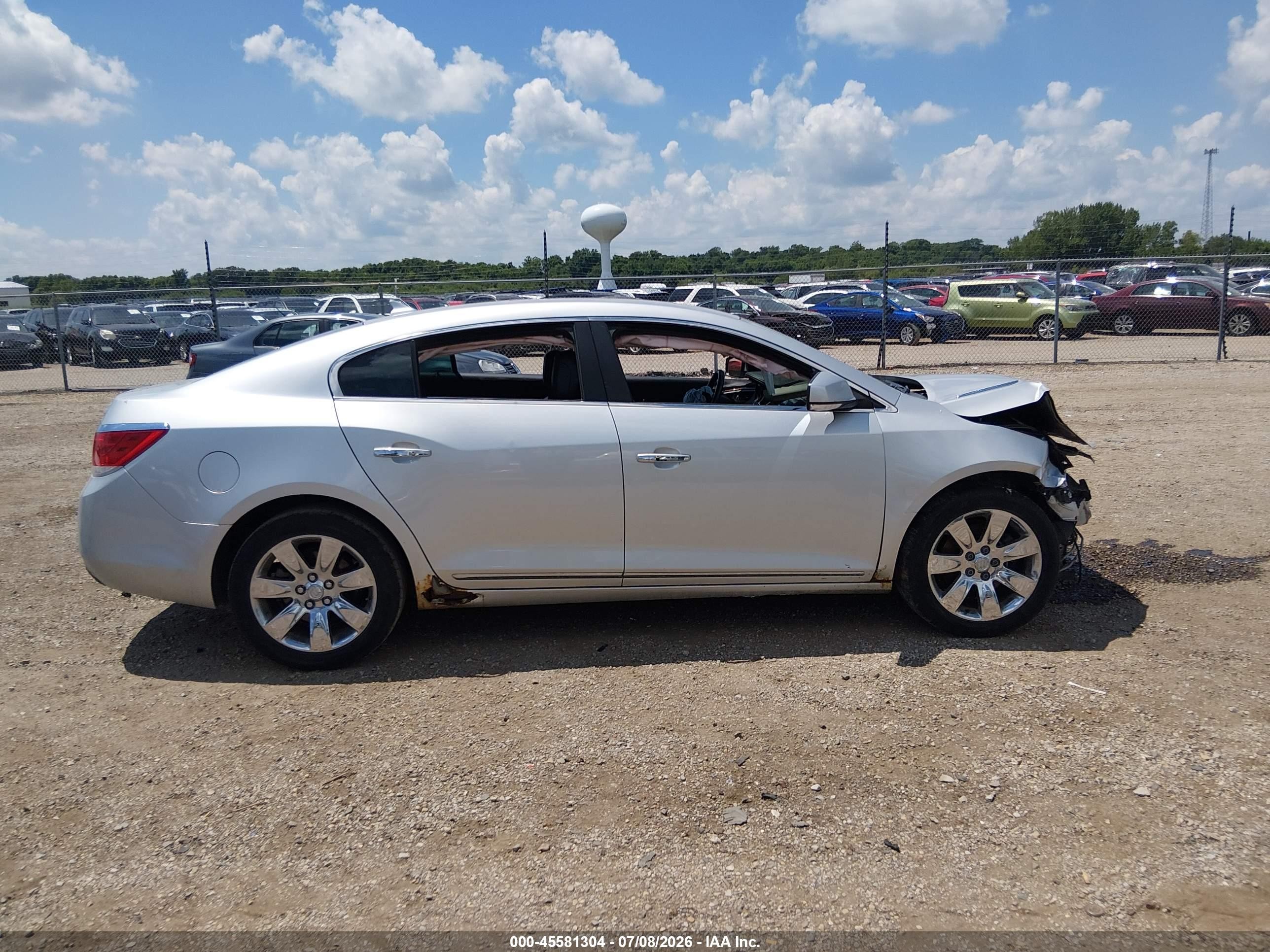 2012 Buick Lacrosse Premium 1 Group Silver vin: 1G4GD5E31CF370616