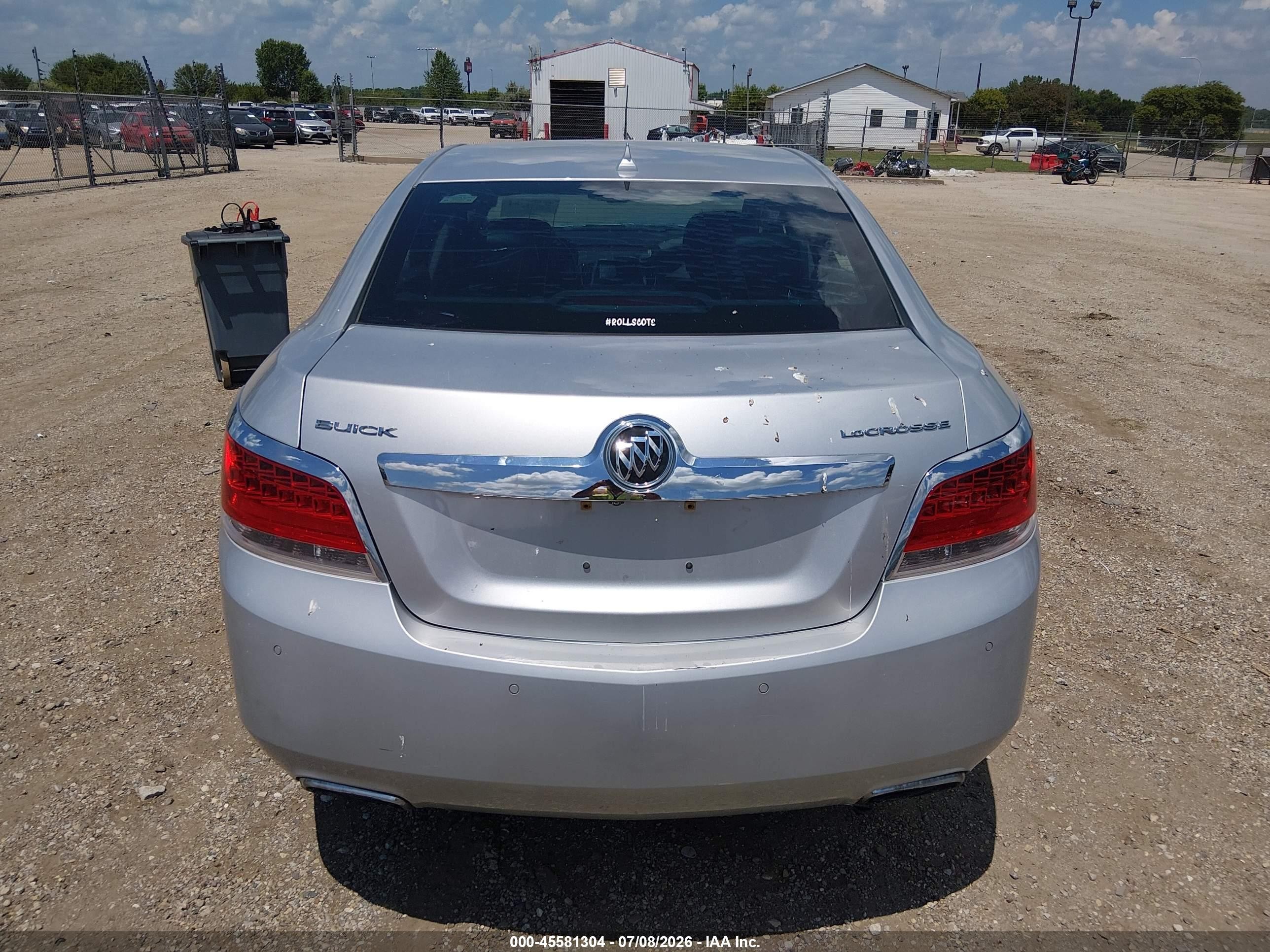 2012 Buick Lacrosse Premium 1 Group Silver vin: 1G4GD5E31CF370616