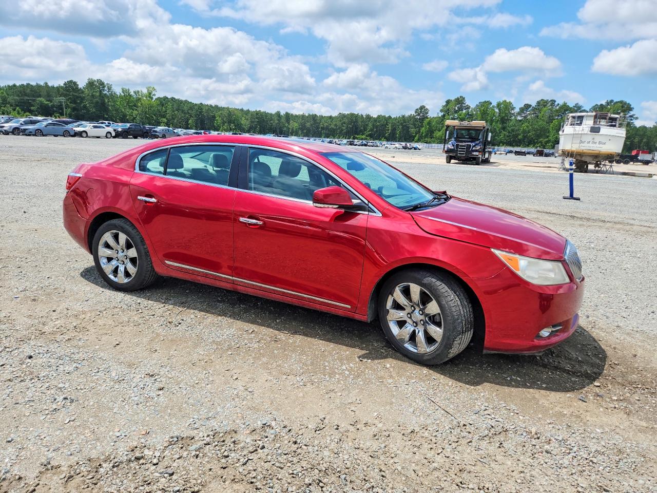 2012 Buick Lacrosse Premium Red vin: 1G4GD5E32CF233586