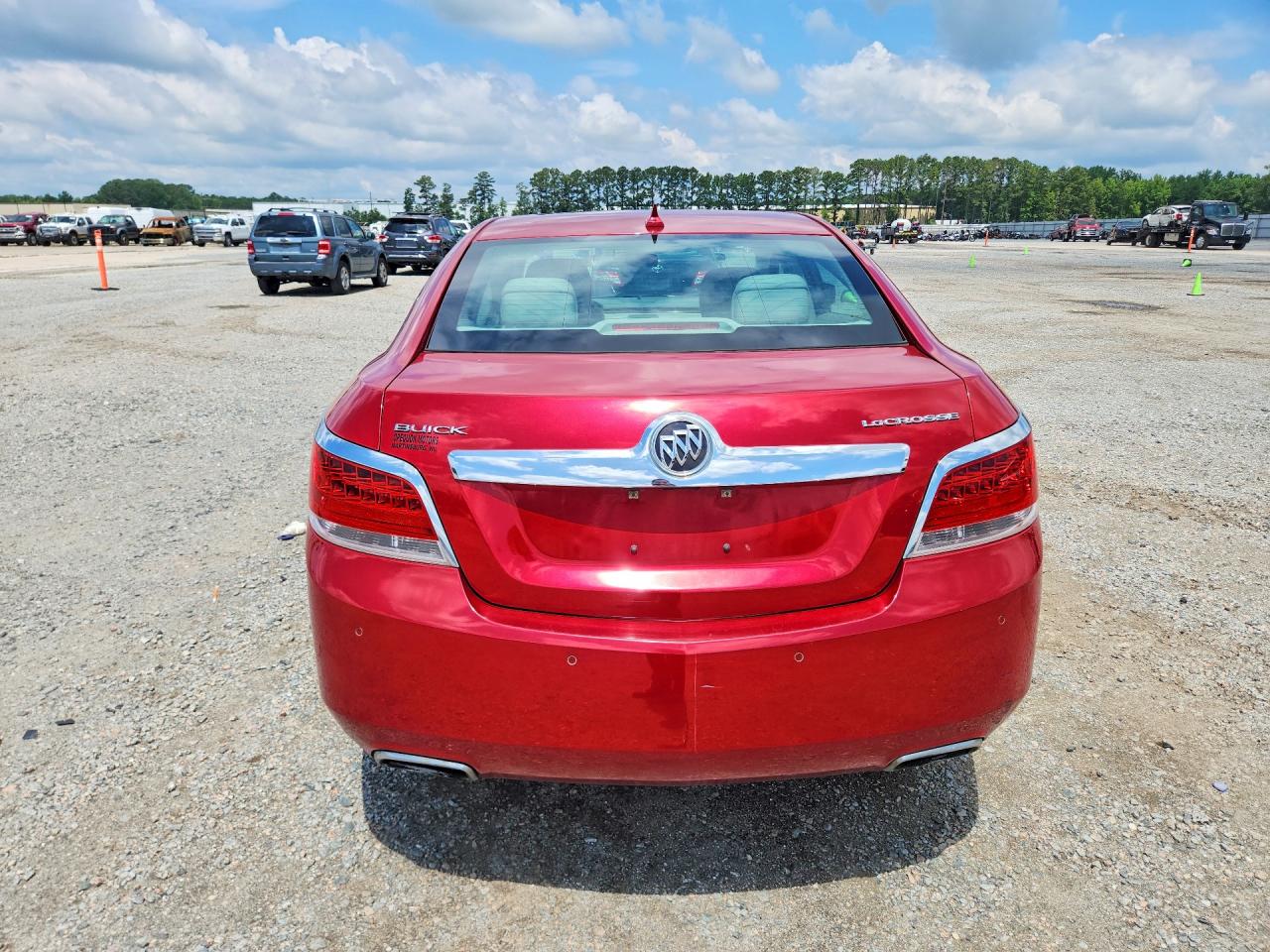 2012 Buick Lacrosse Premium Red vin: 1G4GD5E32CF233586