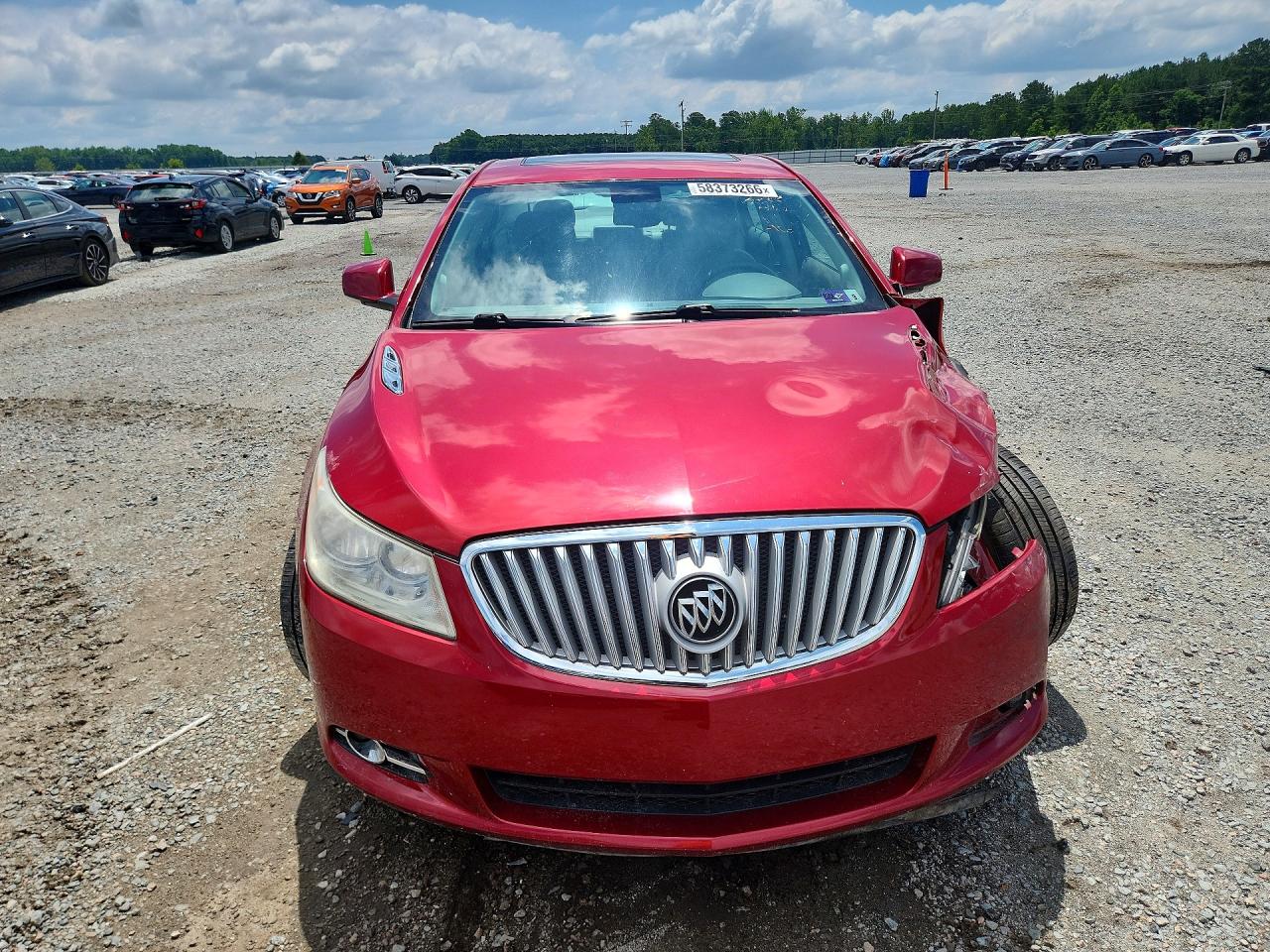 2012 Buick Lacrosse Premium Red vin: 1G4GD5E32CF233586