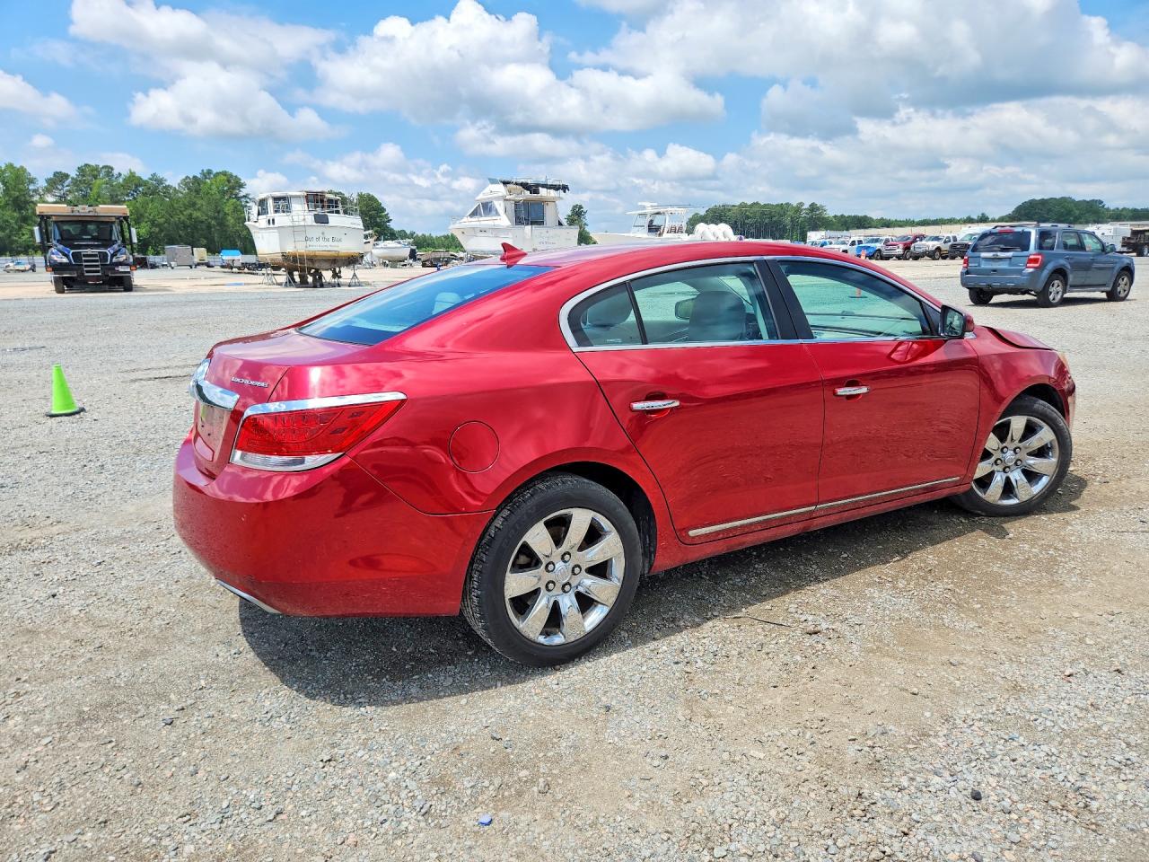 2012 Buick Lacrosse Premium Red vin: 1G4GD5E32CF233586