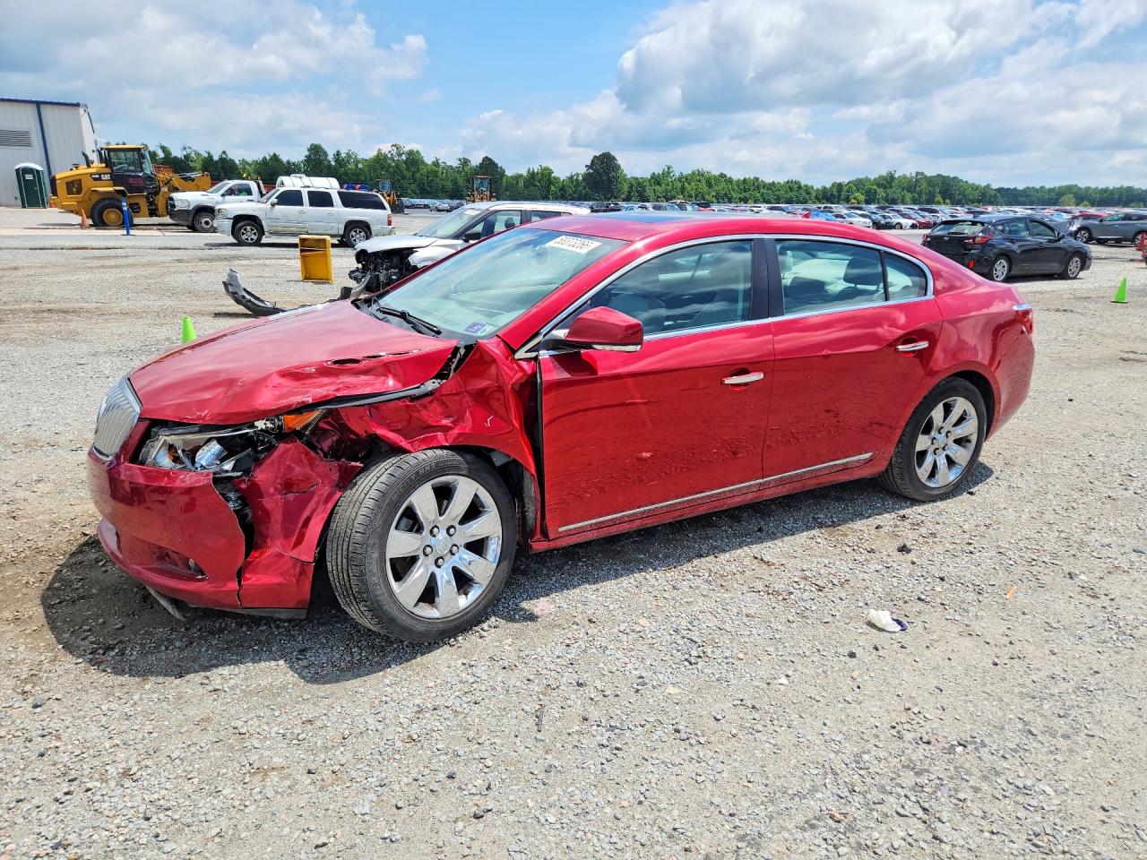 2012 Buick Lacrosse Premium Red vin: 1G4GD5E32CF233586