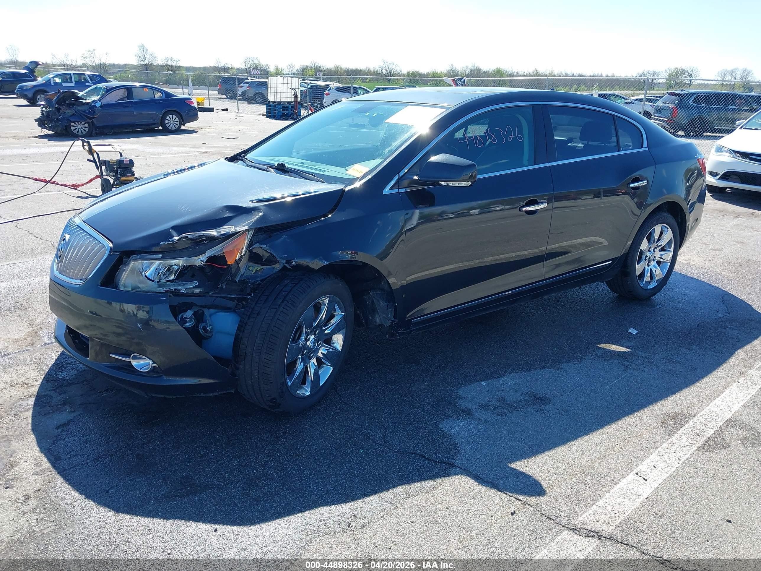 2012 Buick Lacrosse Premium 1 Group Black vin: 1G4GD5E33CF356183