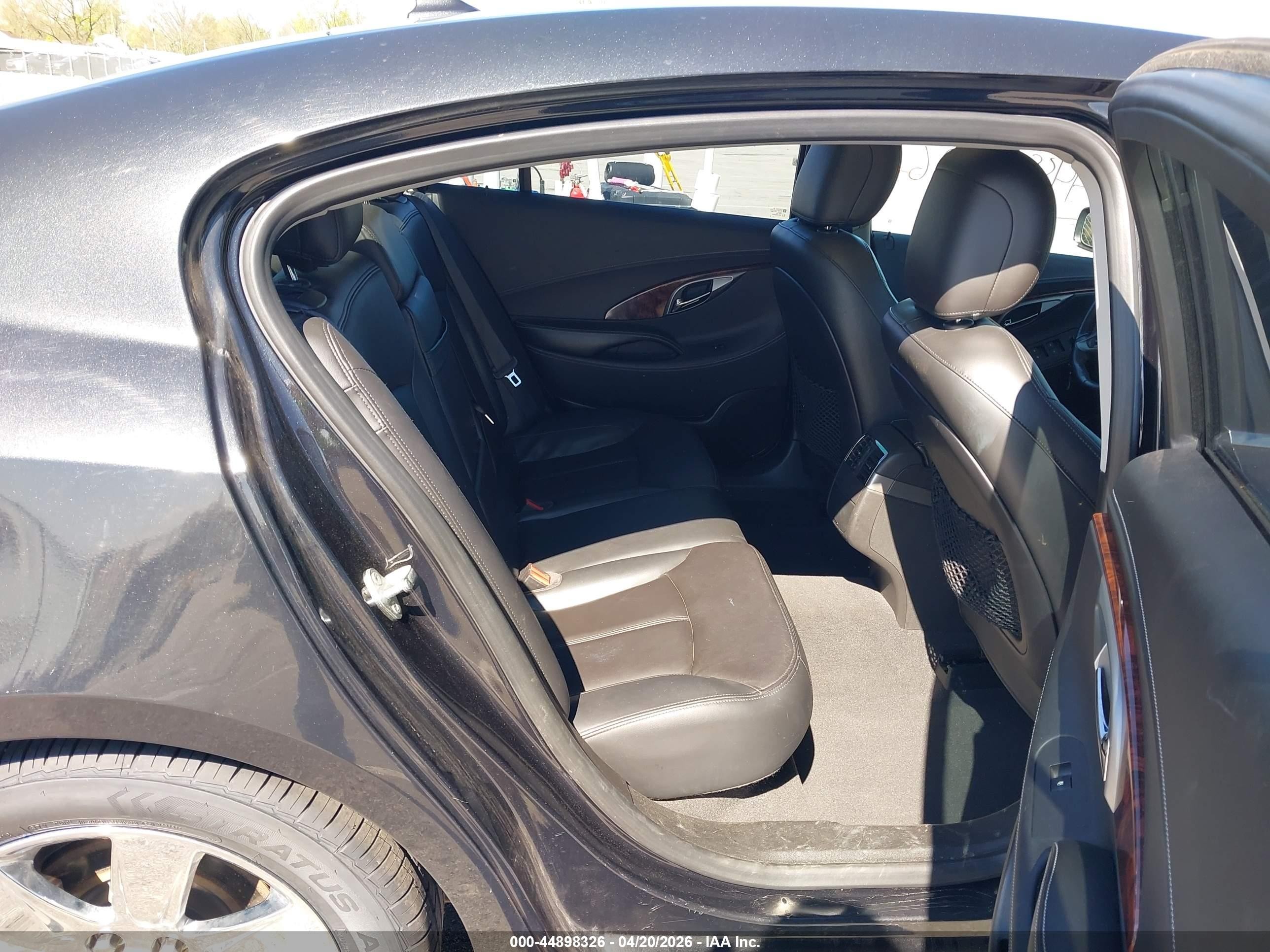 2012 Buick Lacrosse Premium 1 Group Black vin: 1G4GD5E33CF356183