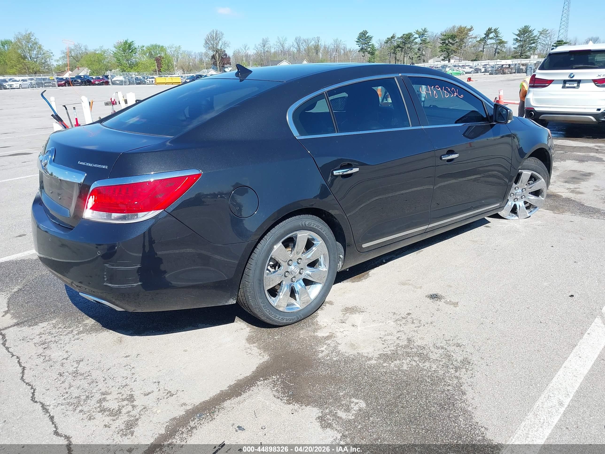 2012 Buick Lacrosse Premium 1 Group Black vin: 1G4GD5E33CF356183