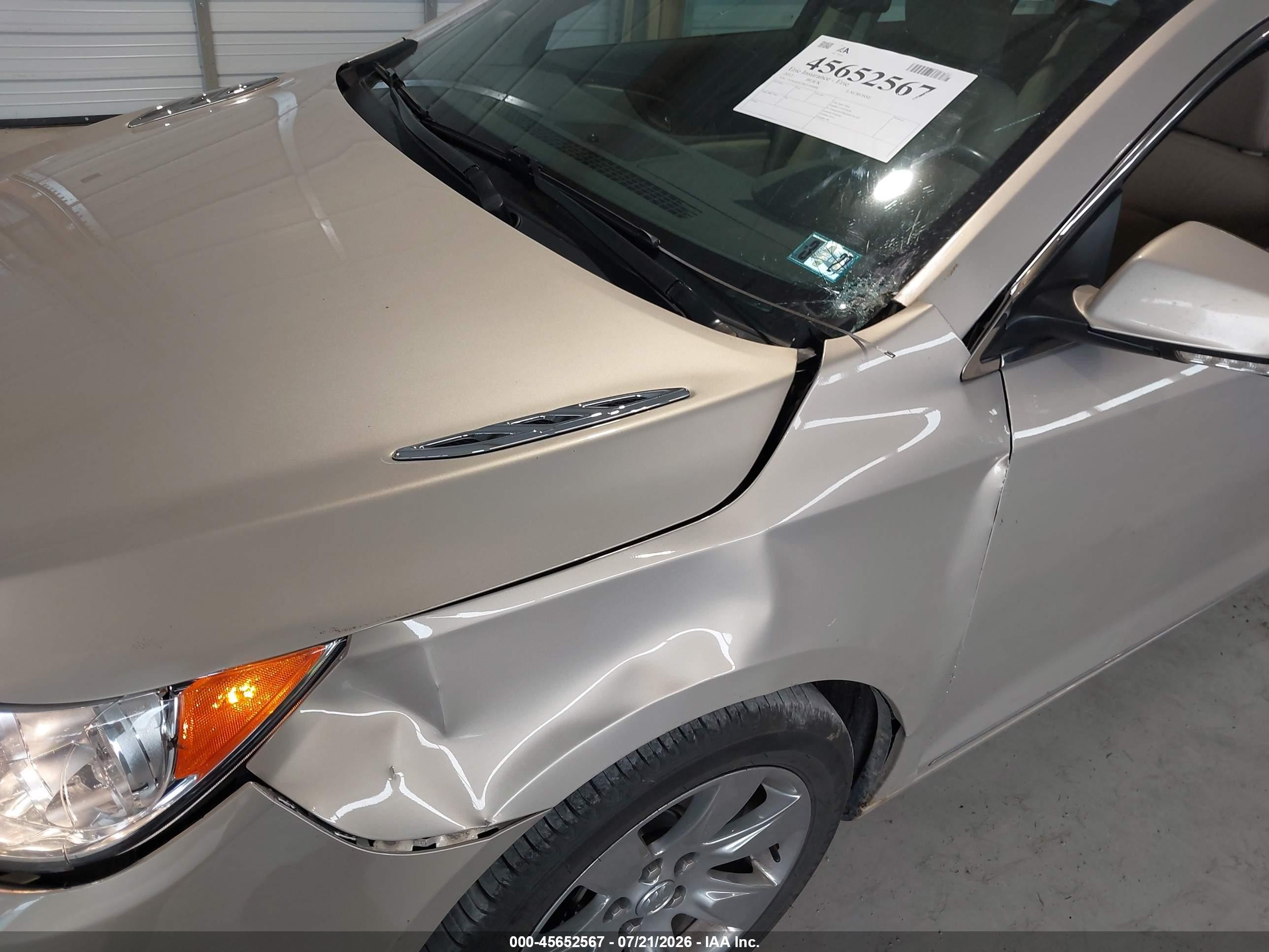 2012 Buick Lacrosse Premium 1 Group Gold vin: 1G4GD5E34CF169096