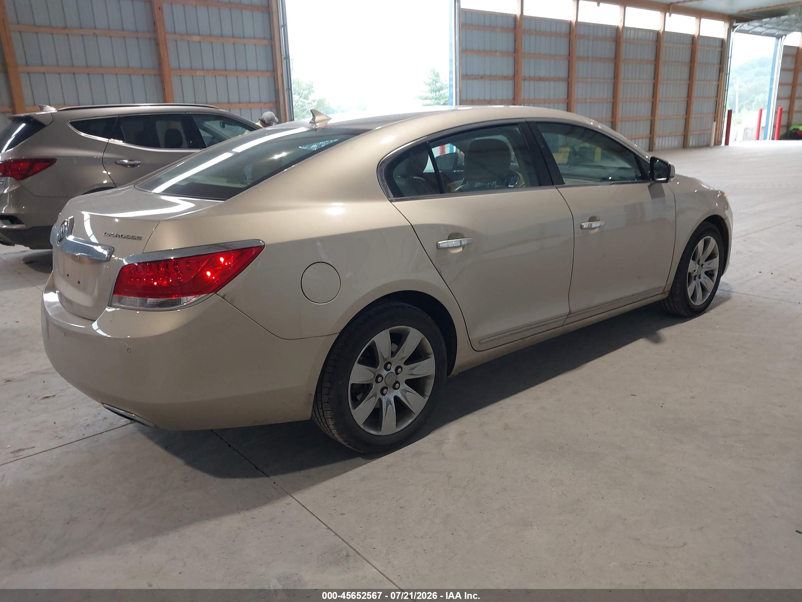 2012 Buick Lacrosse Premium 1 Group Gold vin: 1G4GD5E34CF169096