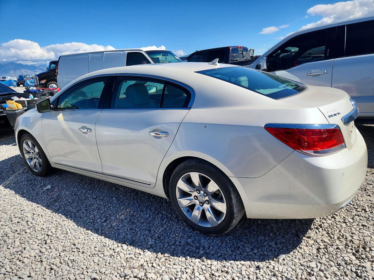 2012 Buick Lacrosse White vin: 1G4GD5E34CF293451
