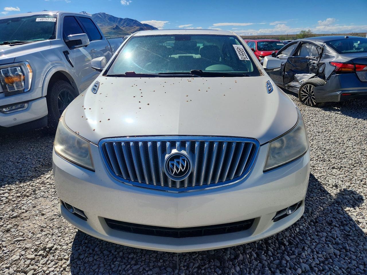 2012 Buick Lacrosse White vin: 1G4GD5E34CF293451
