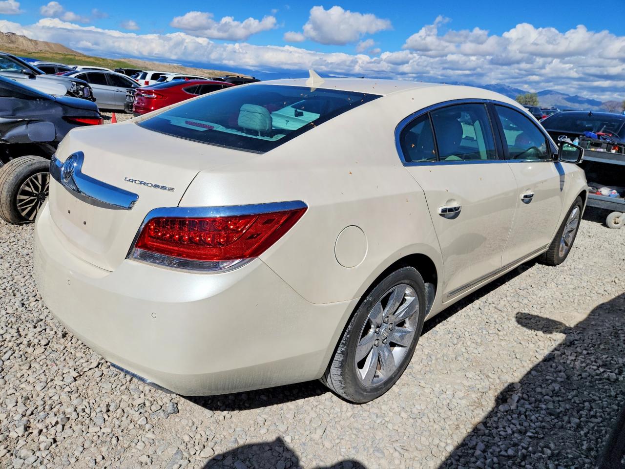 2012 Buick Lacrosse White vin: 1G4GD5E34CF293451