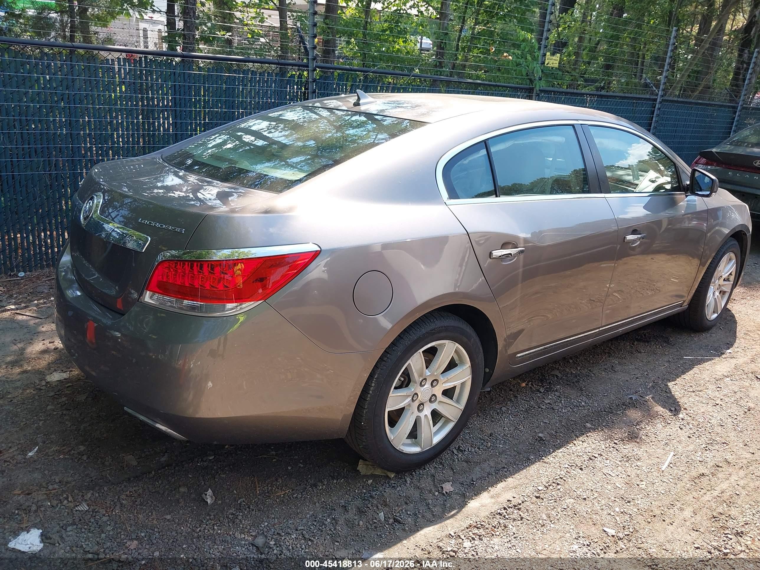 2012 Buick Lacrosse Premium 1 Group Brown vin: 1G4GD5E35CF125446