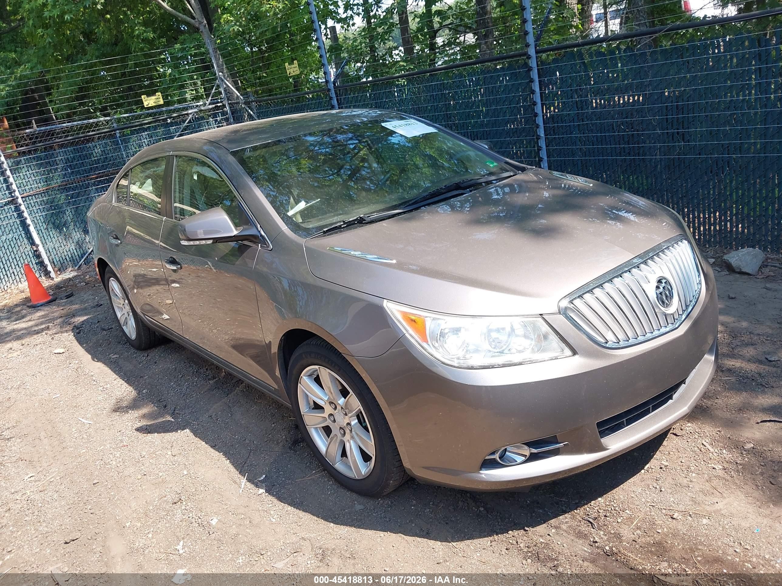 2012 Buick Lacrosse Premium 1 Group Brown vin: 1G4GD5E35CF125446