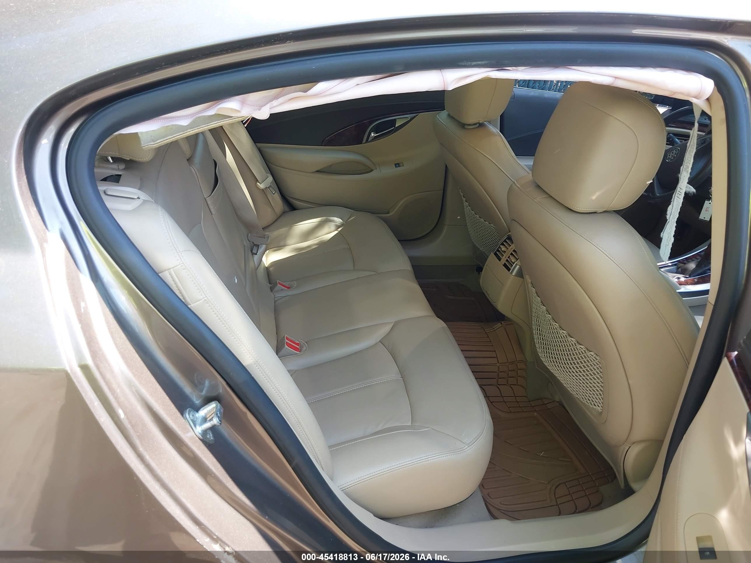 2012 Buick Lacrosse Premium 1 Group Brown vin: 1G4GD5E35CF125446