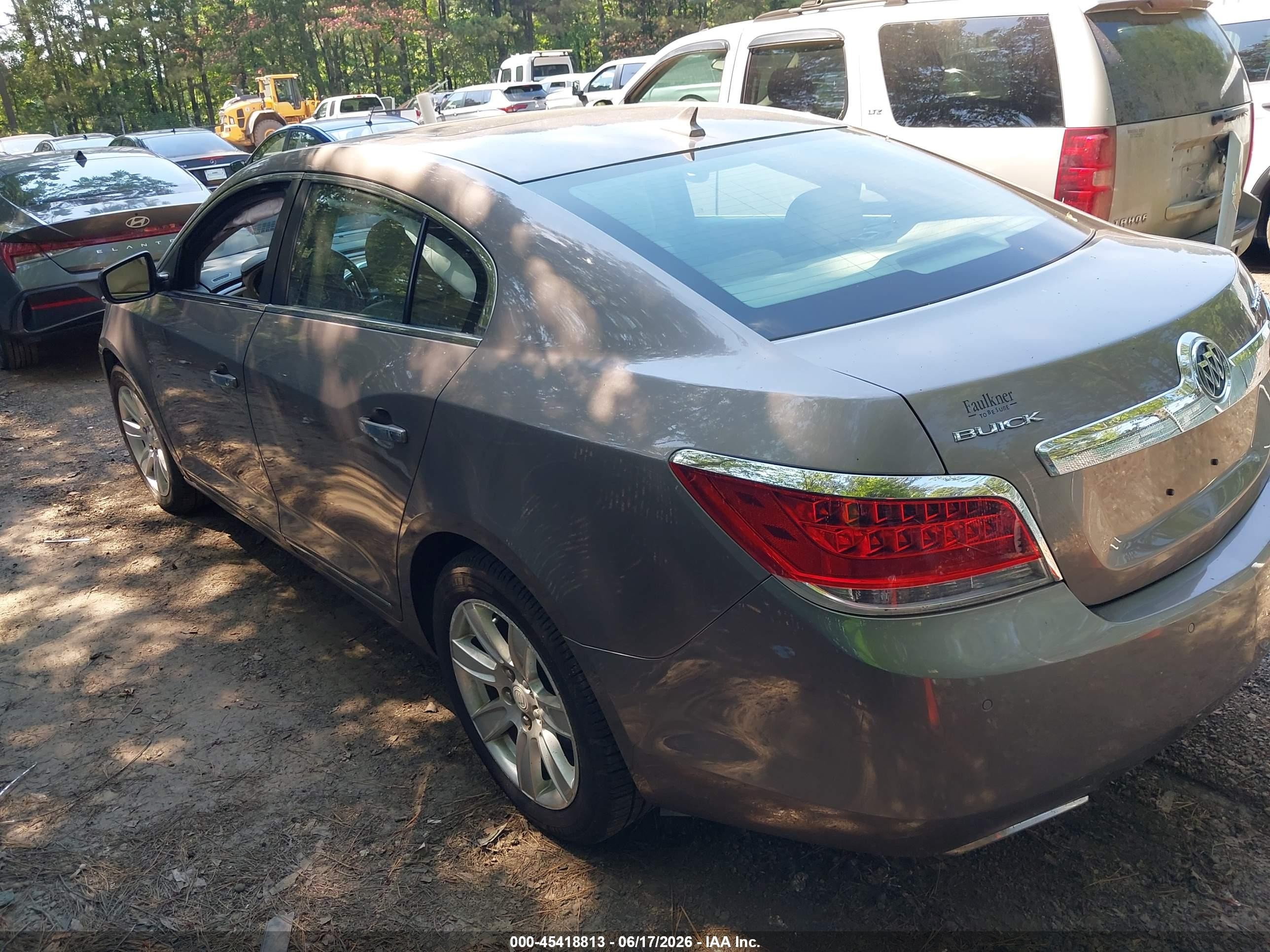 2012 Buick Lacrosse Premium 1 Group Brown vin: 1G4GD5E35CF125446