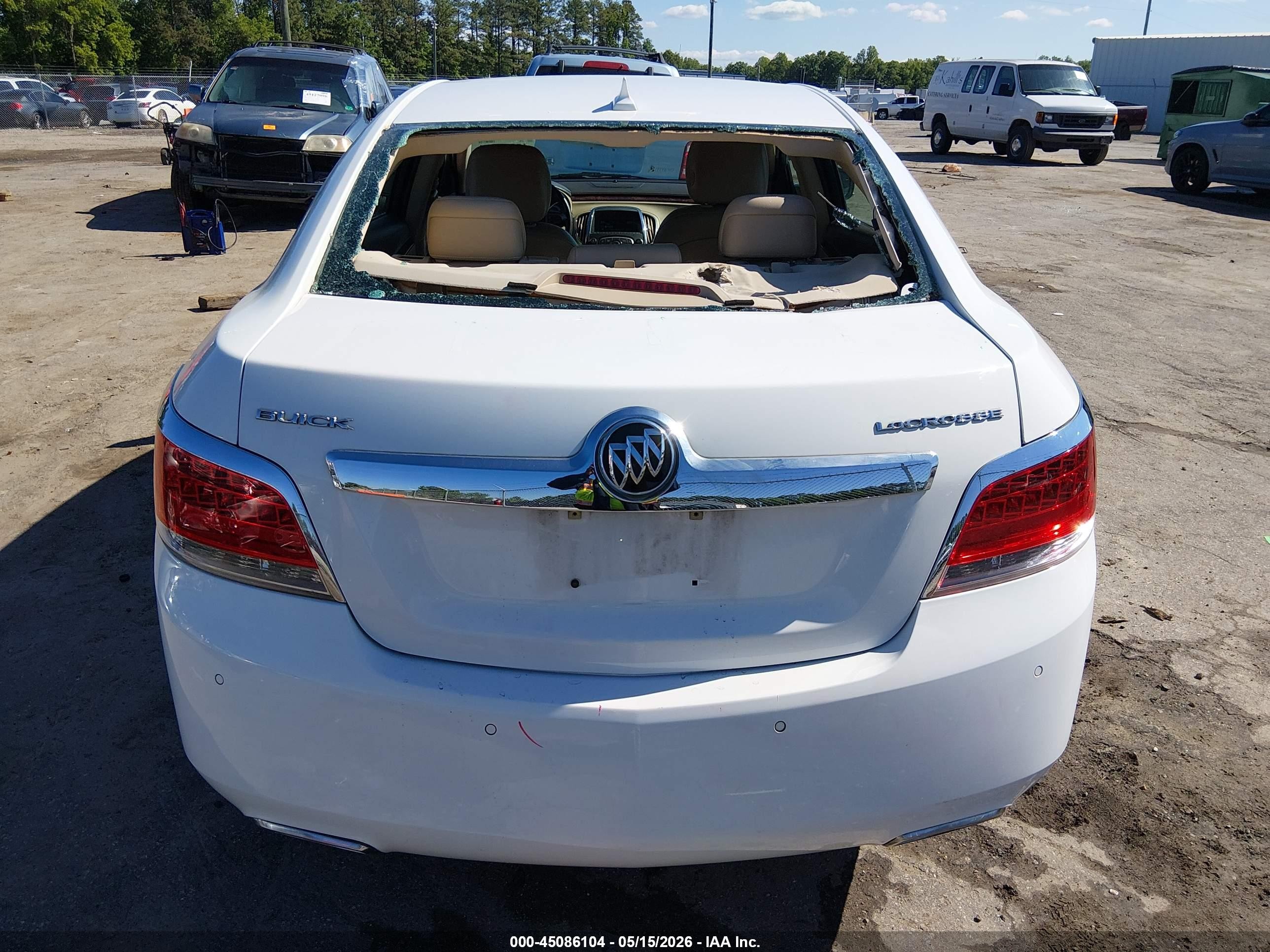 2012 Buick Lacrosse Premium 1 Group White vin: 1G4GD5E35CF153487