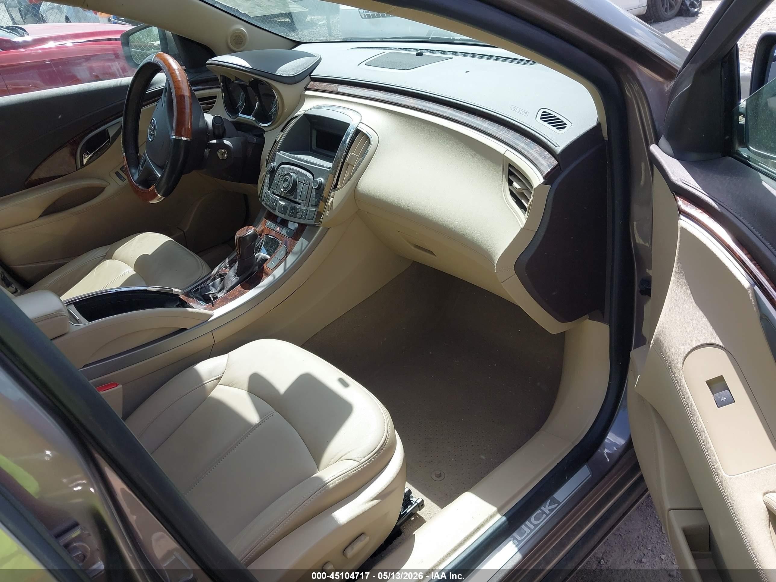 2012 Buick Lacrosse Premium 1 Group Tan vin: 1G4GD5E36CF179872