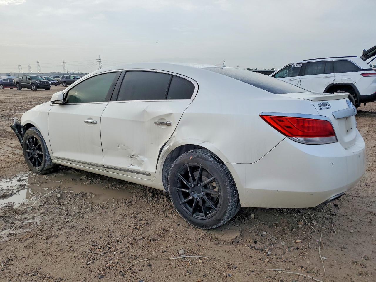 2012 Buick Lacrosse Premium White vin: 1G4GD5E36CF221103