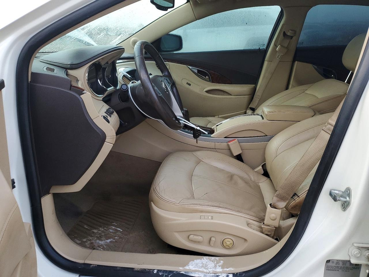 2012 Buick Lacrosse Premium White vin: 1G4GD5E36CF221103