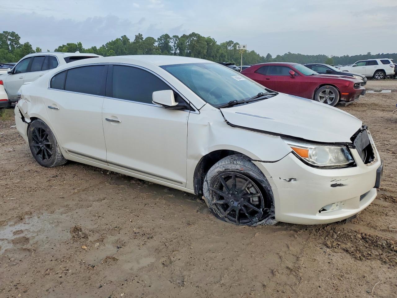 2012 Buick Lacrosse Premium White vin: 1G4GD5E36CF221103