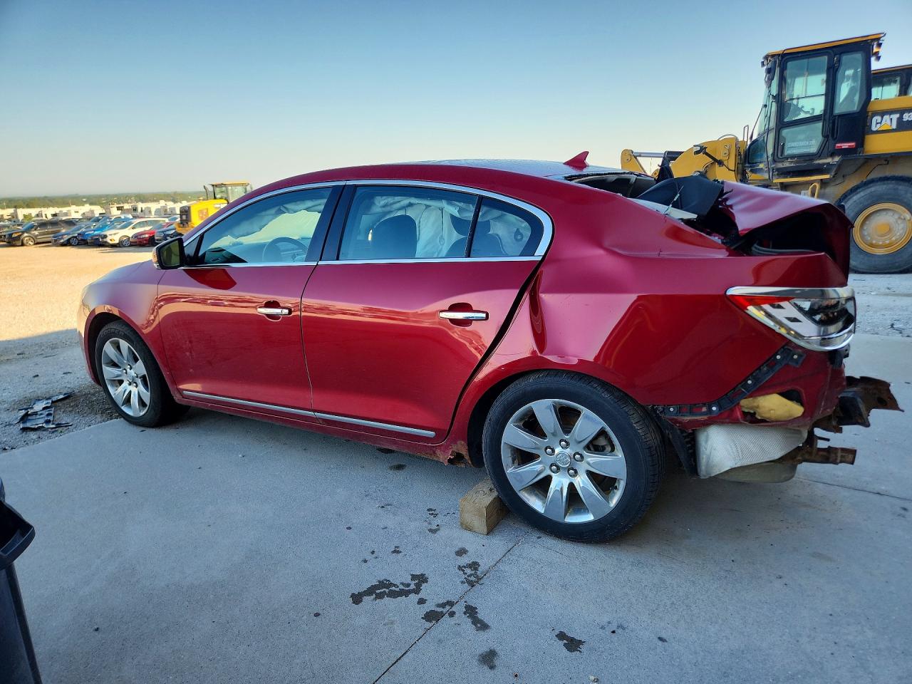 2012 Buick Lacrosse Premium Burgundy vin: 1G4GD5E37CF361175