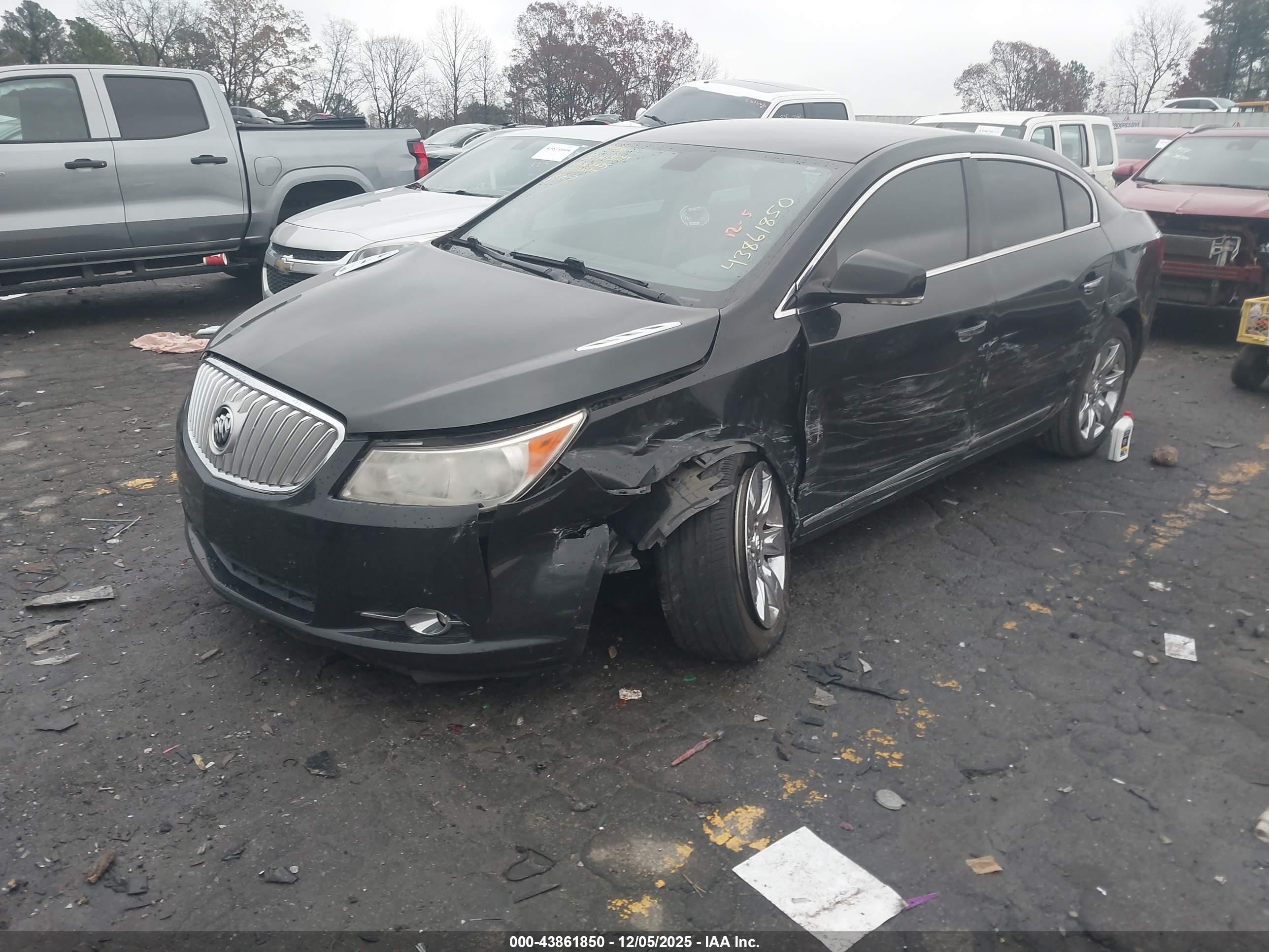 2012 Buick Lacrosse Premium 1 Group Black vin: 1G4GD5E38CF136635