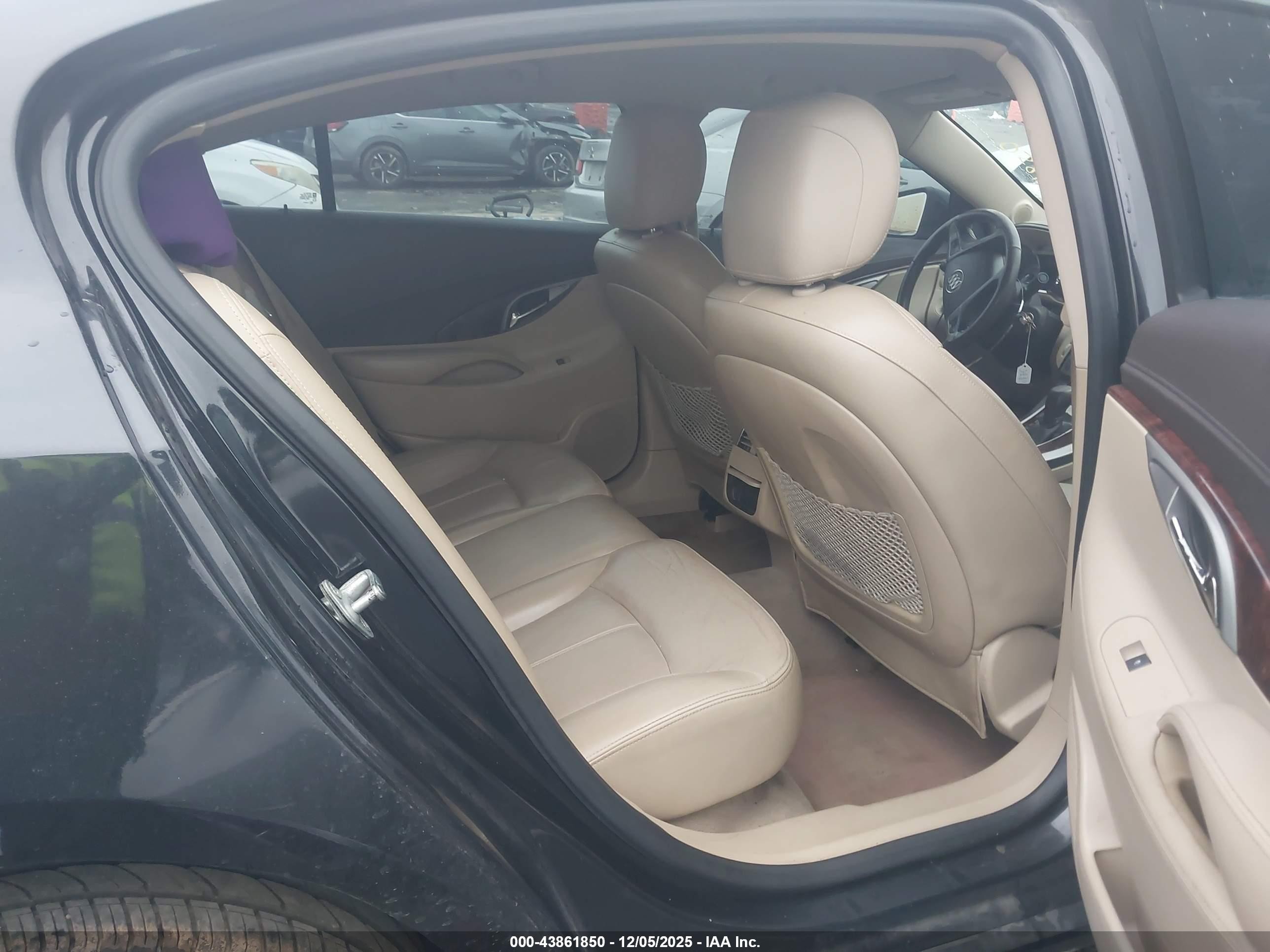 2012 Buick Lacrosse Premium 1 Group Black vin: 1G4GD5E38CF136635